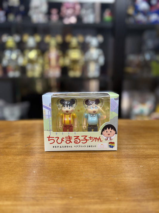 100% BE@RBRICK まる子 & たまちゃん 2PCS SET