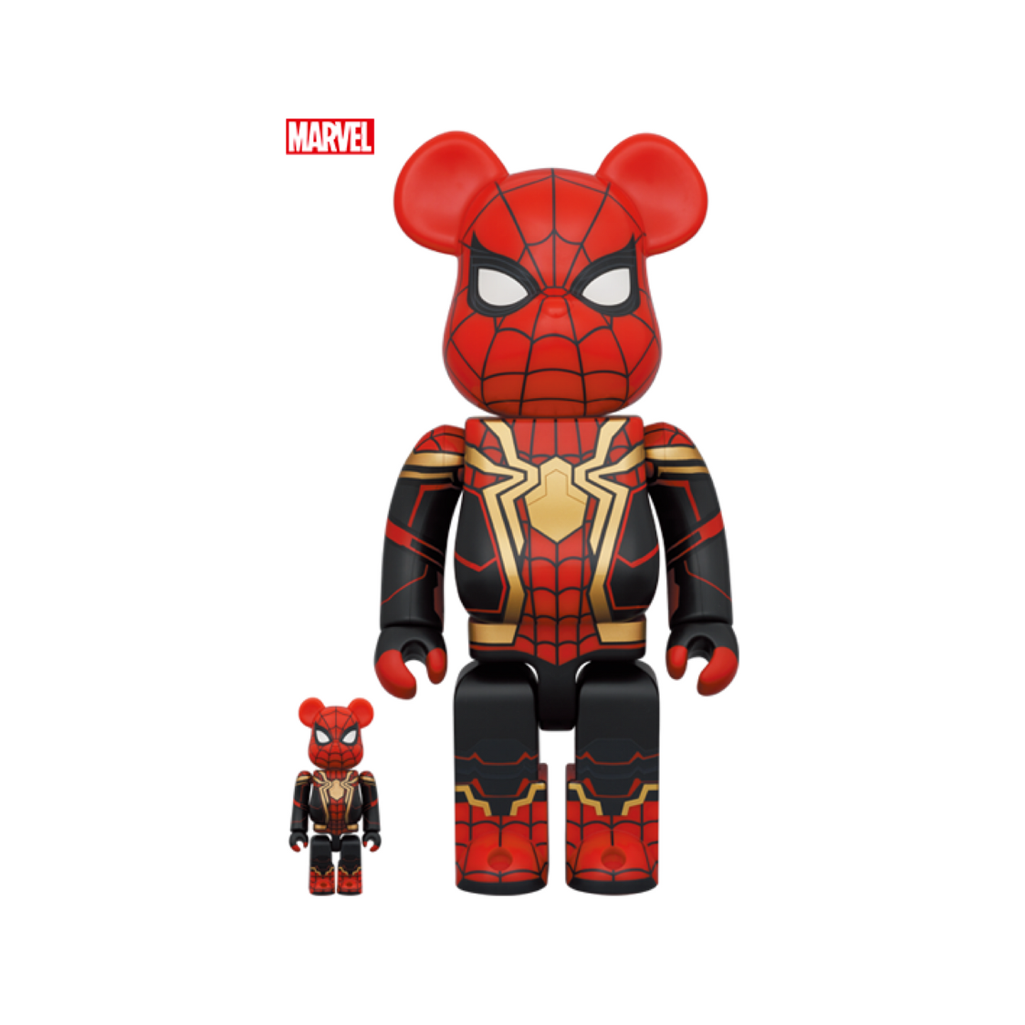 100％ & 400％ BE@RBRICK SPIDER-MAN INTEGRATED SUIT