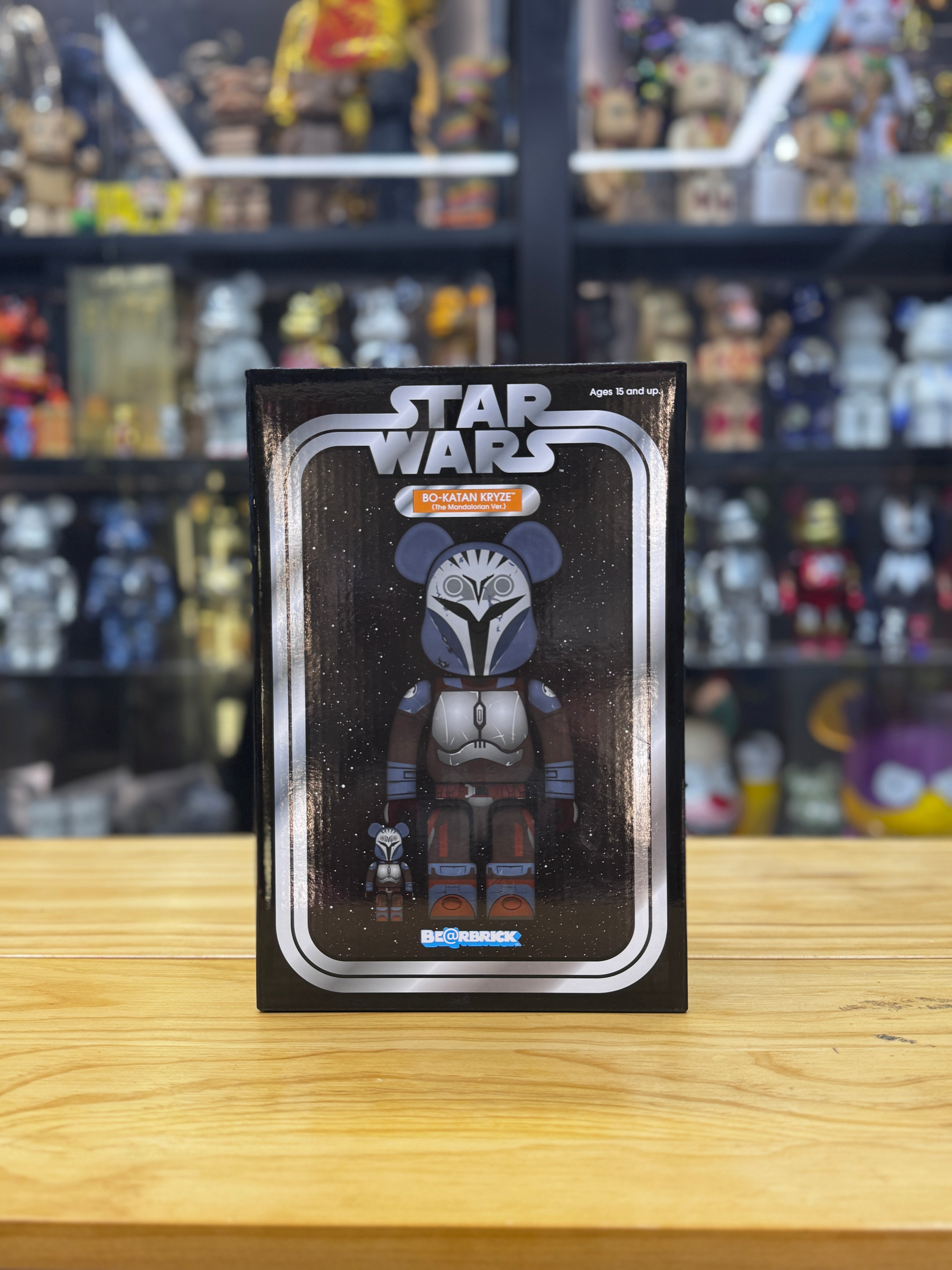 100% & 400%  Be@rbrick Star Wars Bo-Katan Kryze (The Mandalorian Ver.)