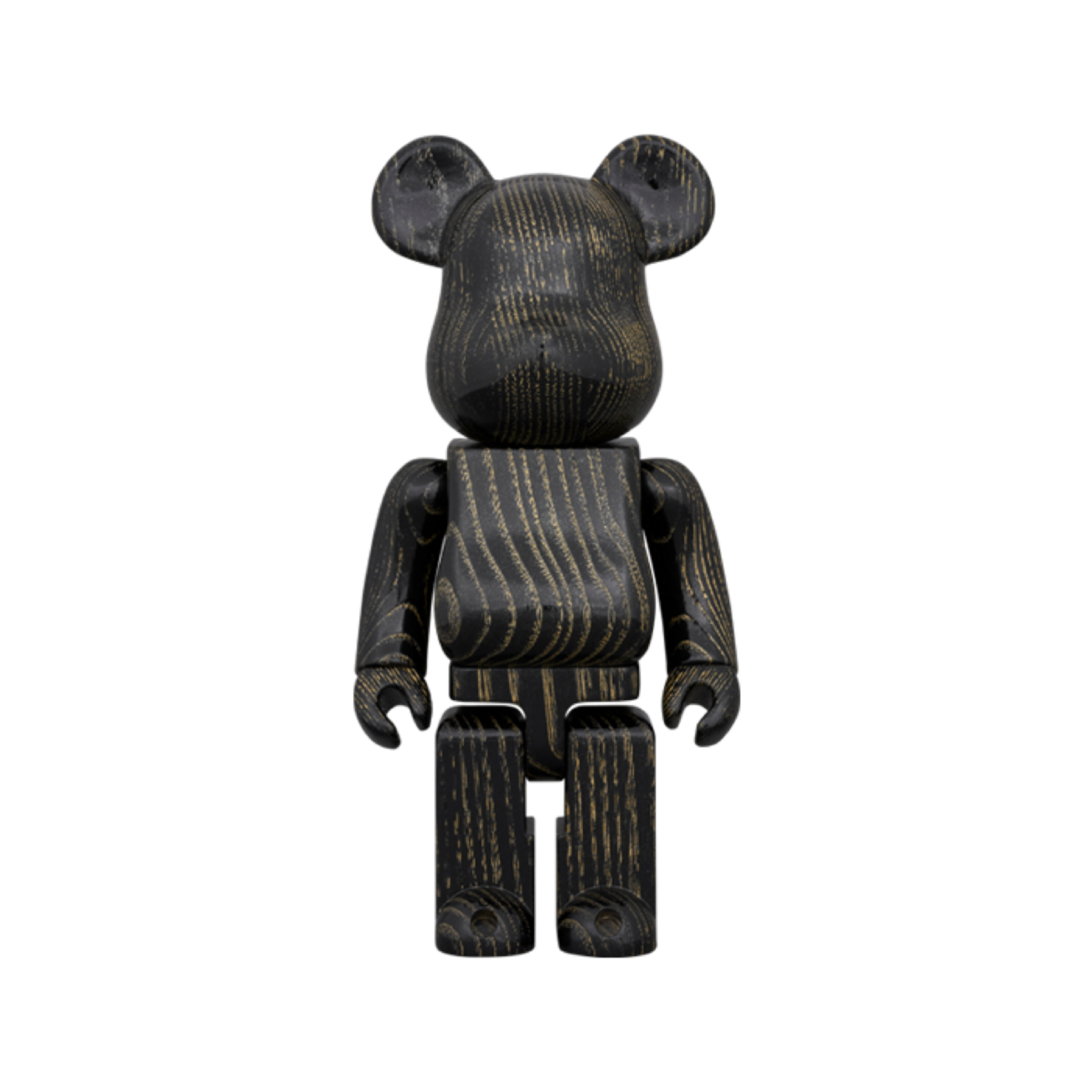 400％ BE@RBRICK カリモク 浮造り 黒金 Karimoku