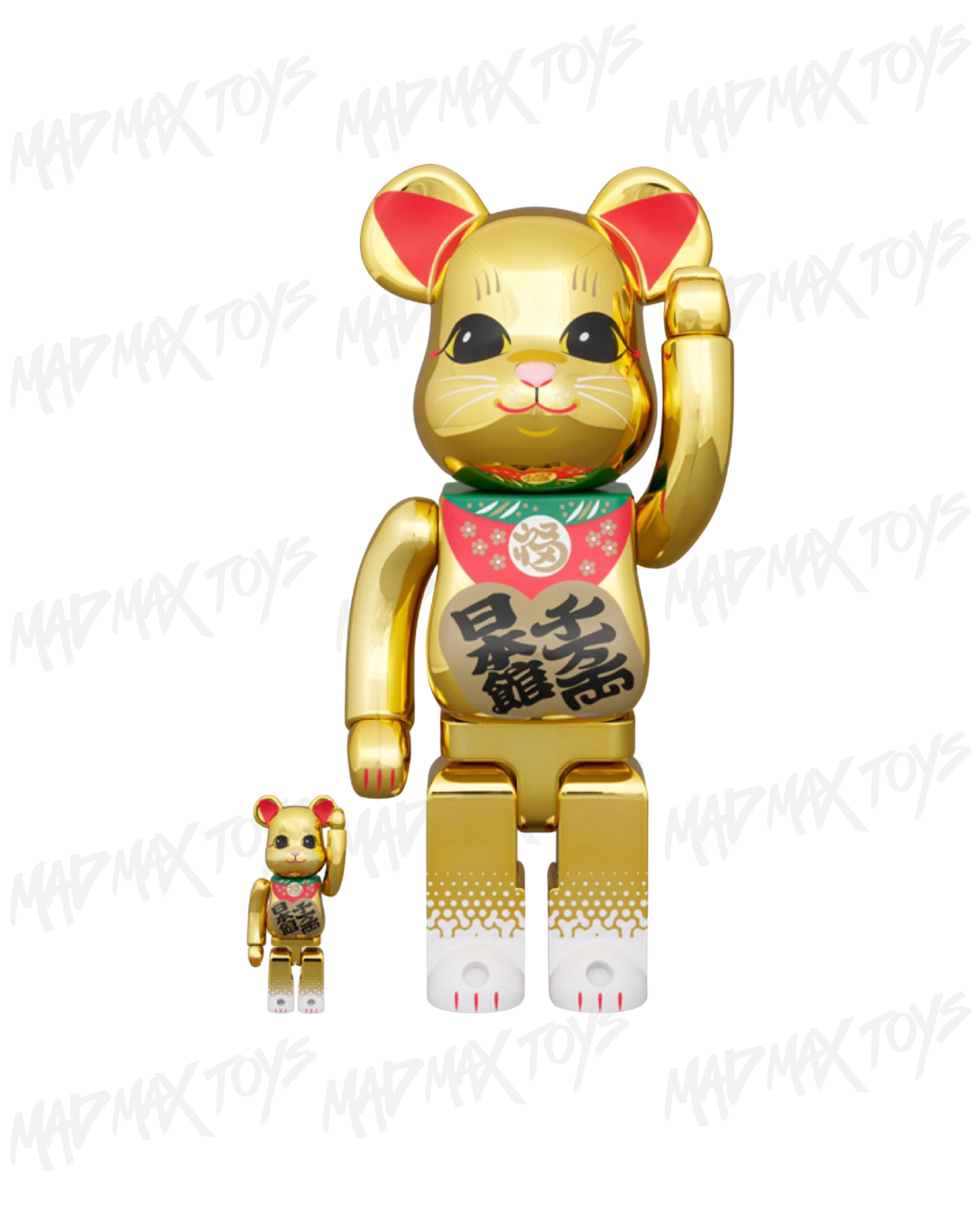 100％ & 400％ BE@RBRICK 世博會招財貓 日本館 招き猫