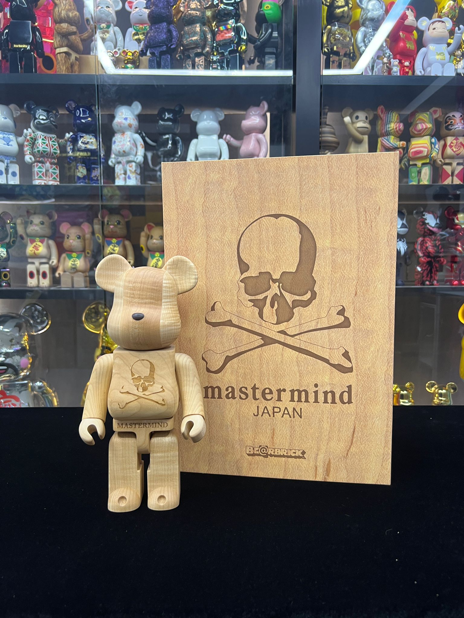 400% Be@rbrick Karimoku Mastermind maple heath Japan 木