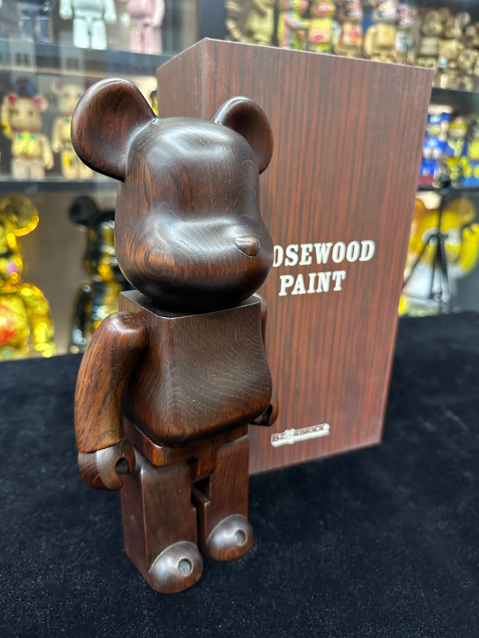 400% Be@rbrick カリモク Rosewood Paint Karimoku (Wood)