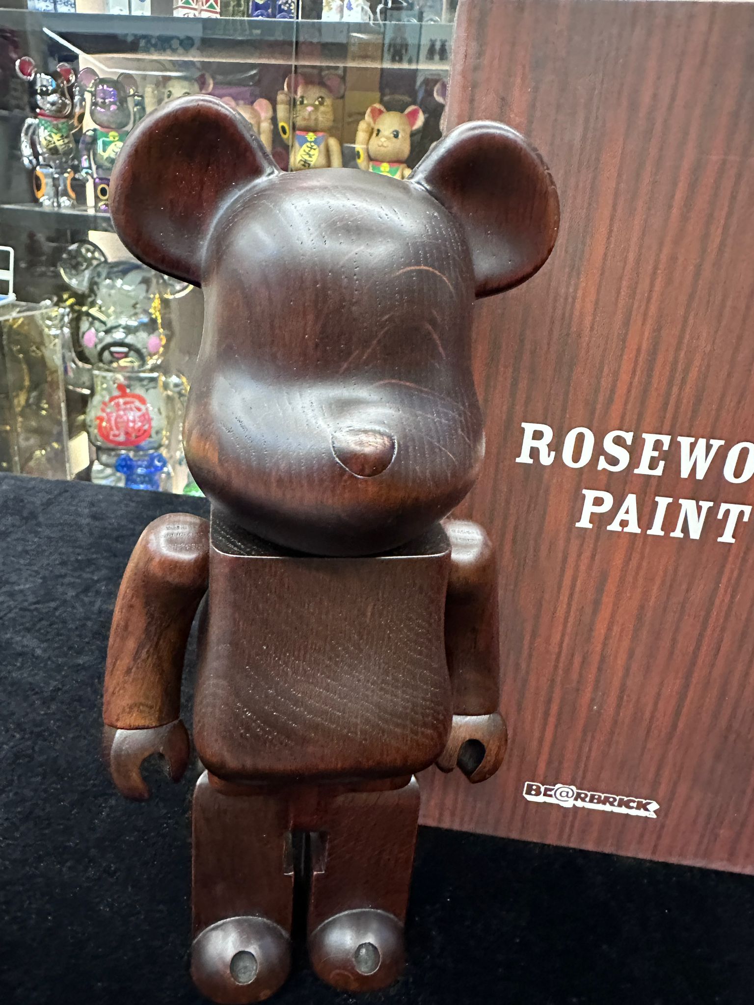 400%  Be@rbrick カリモク Rosewood Paint Karimoku (Wood)