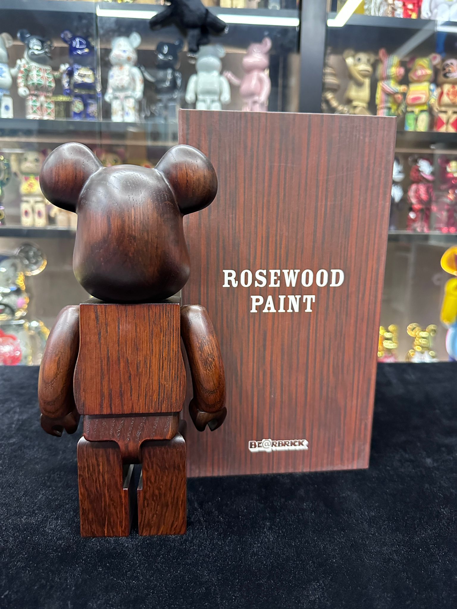 400%  Be@rbrick カリモク Rosewood Paint Karimoku (Wood)