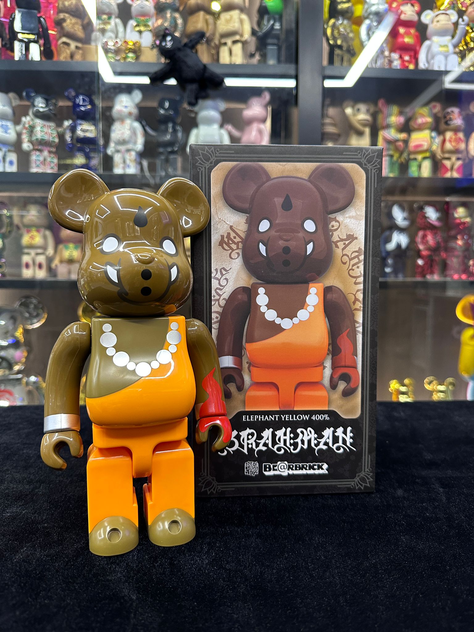 400% Be@rbrick Brahman Elephant Yellow