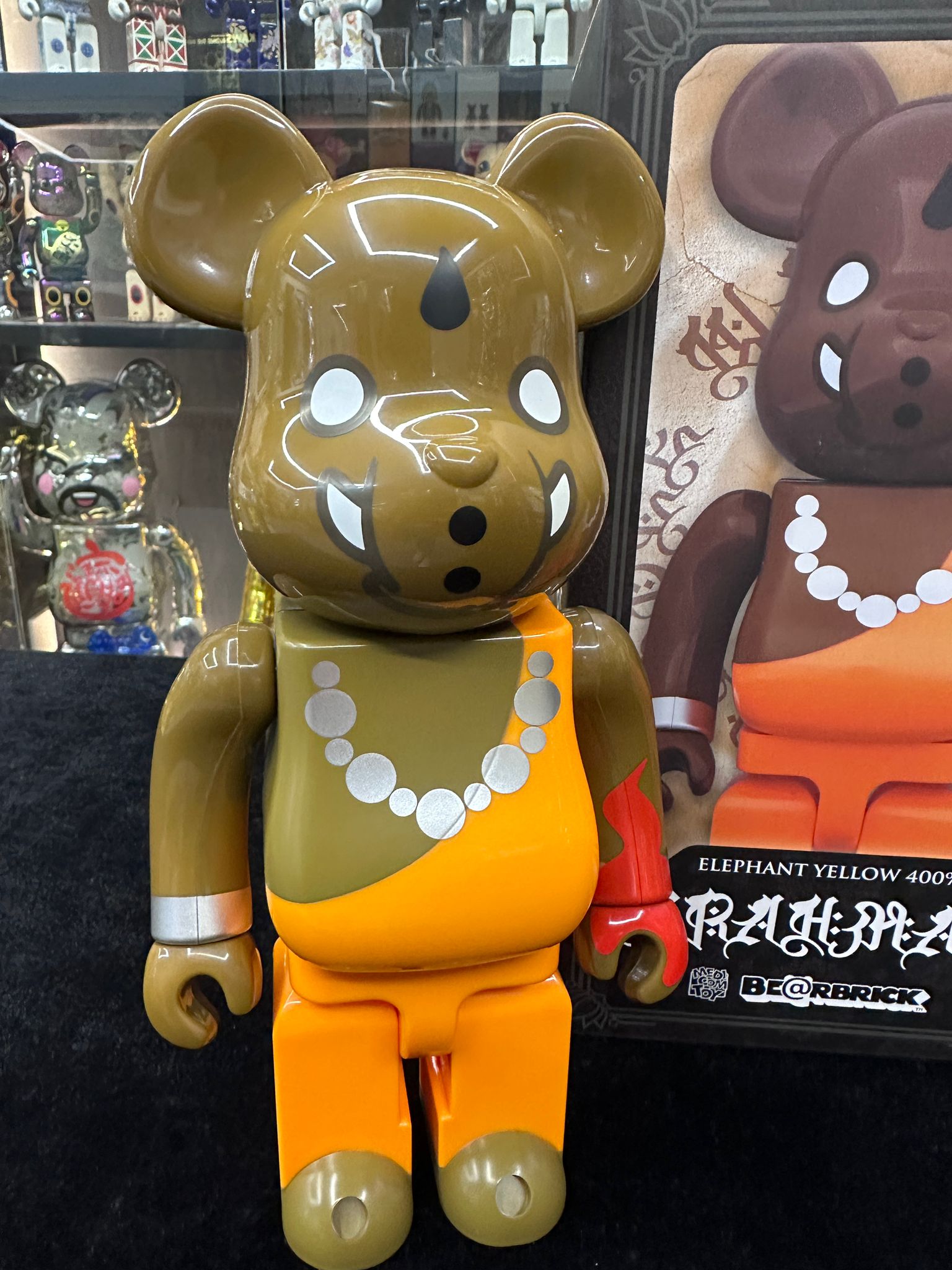 400% Be@rbrick Brahman Elephant Yellow