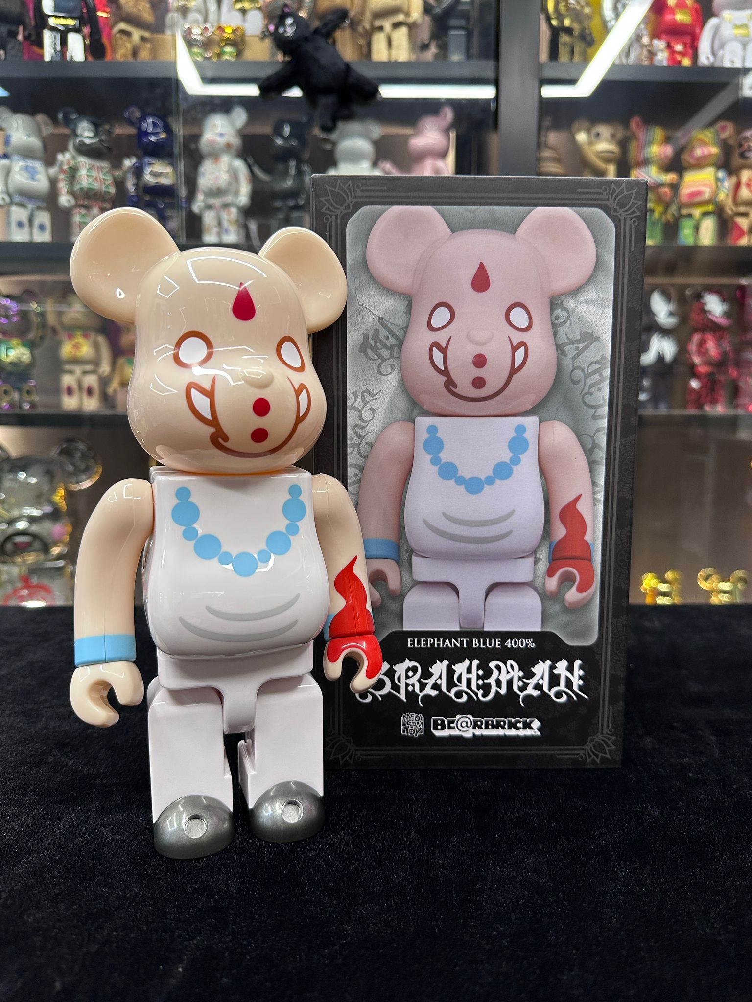 400% Be@rbrick Brahman Elephant Blue