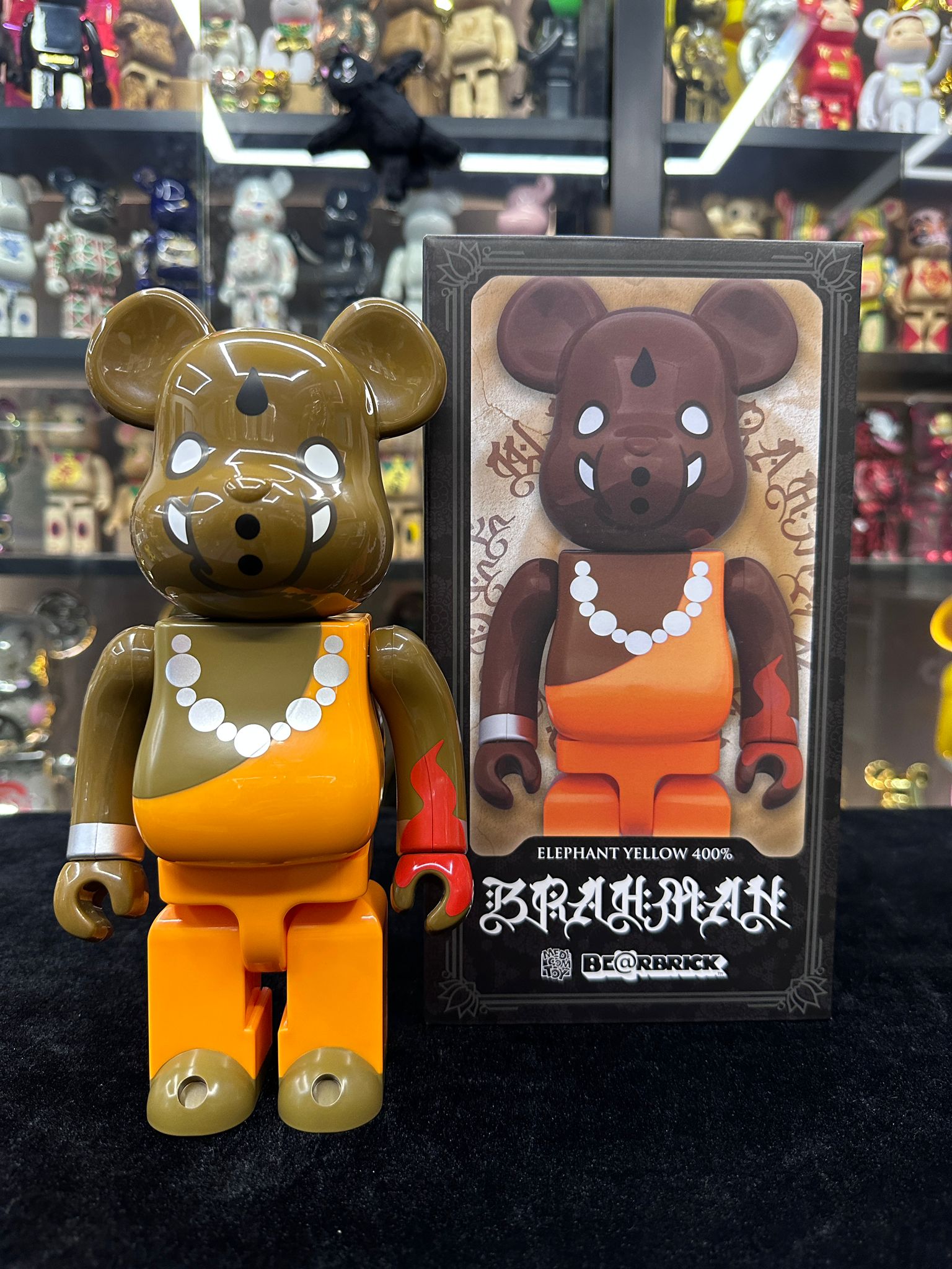 400% Be@rbrick Brahman Elephant Yellow