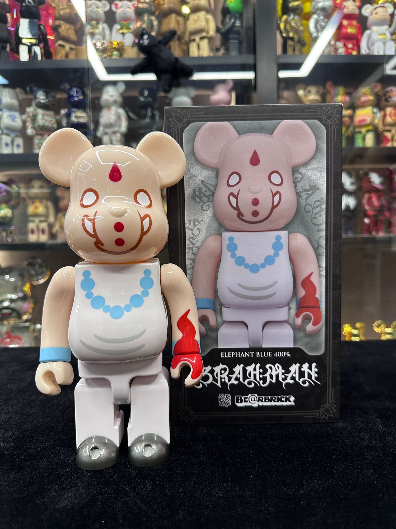 400% Be@rbrick Brahman Elephant Blue