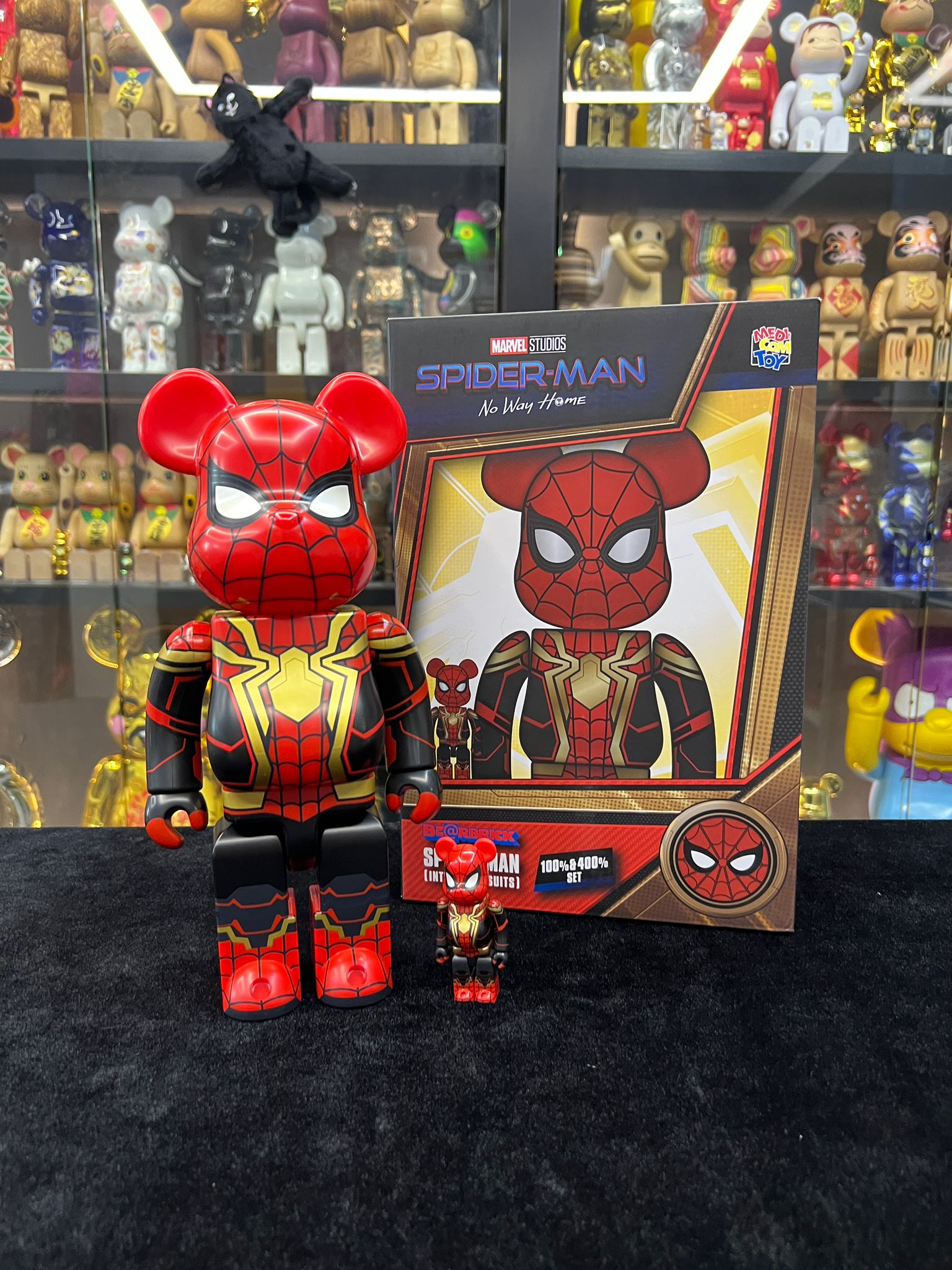 100％ & 400％ BE@RBRICK SPIDER-MAN INTEGRATED SUIT