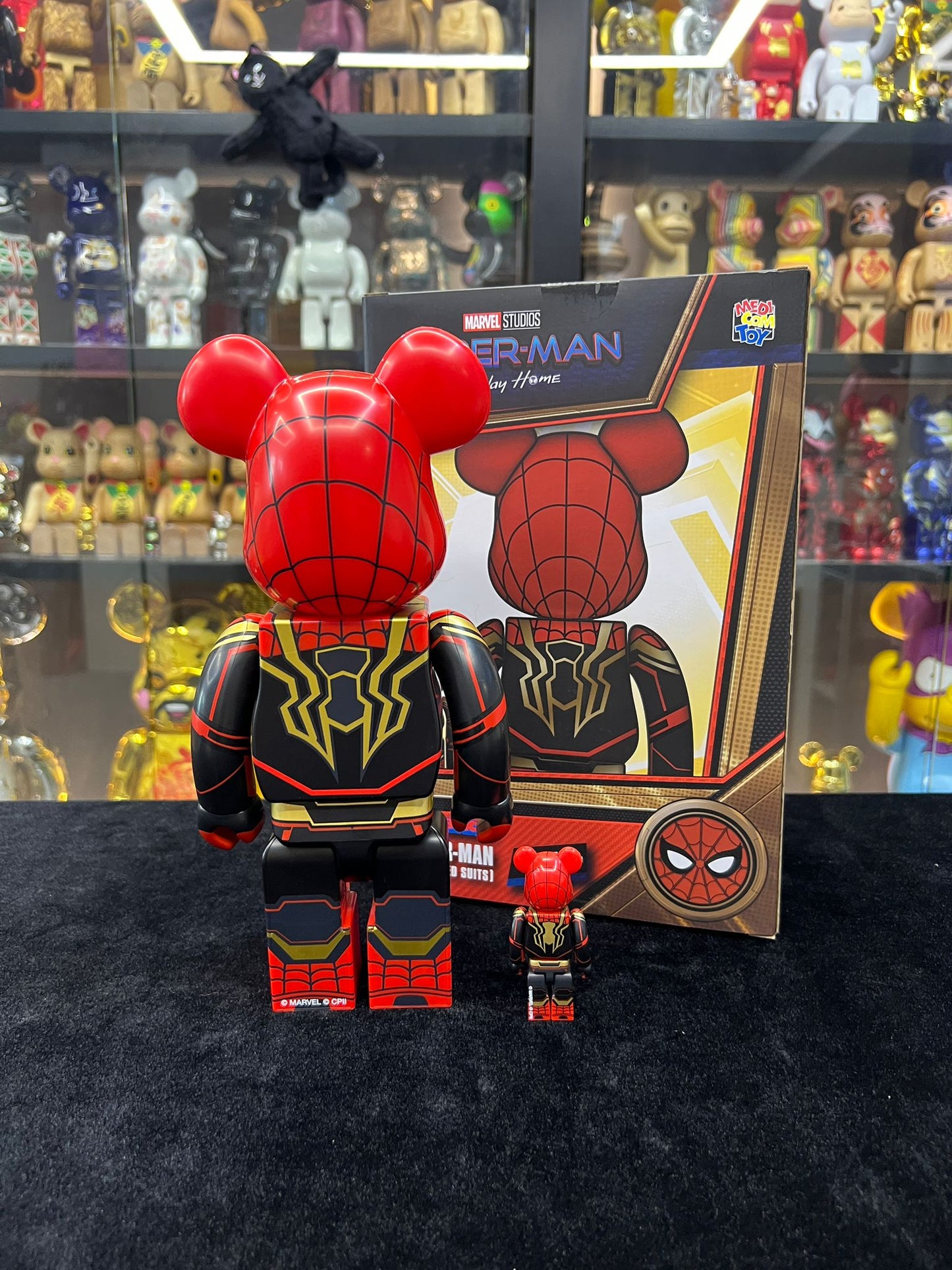 100％ & 400％ BE@RBRICK SPIDER-MAN INTEGRATED SUIT