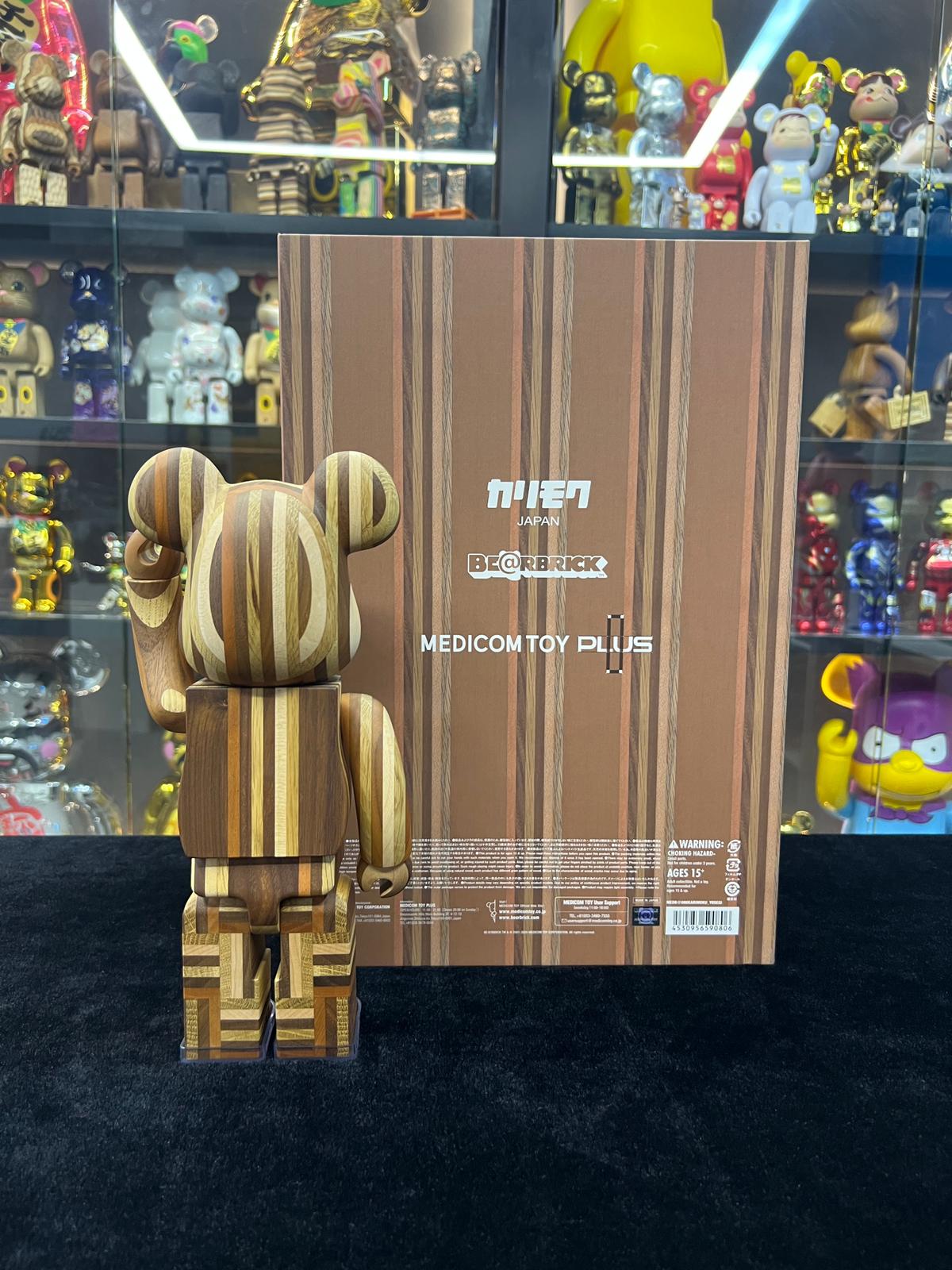 400% Be@rbrick Karimoku Yosemite 寄木 初代