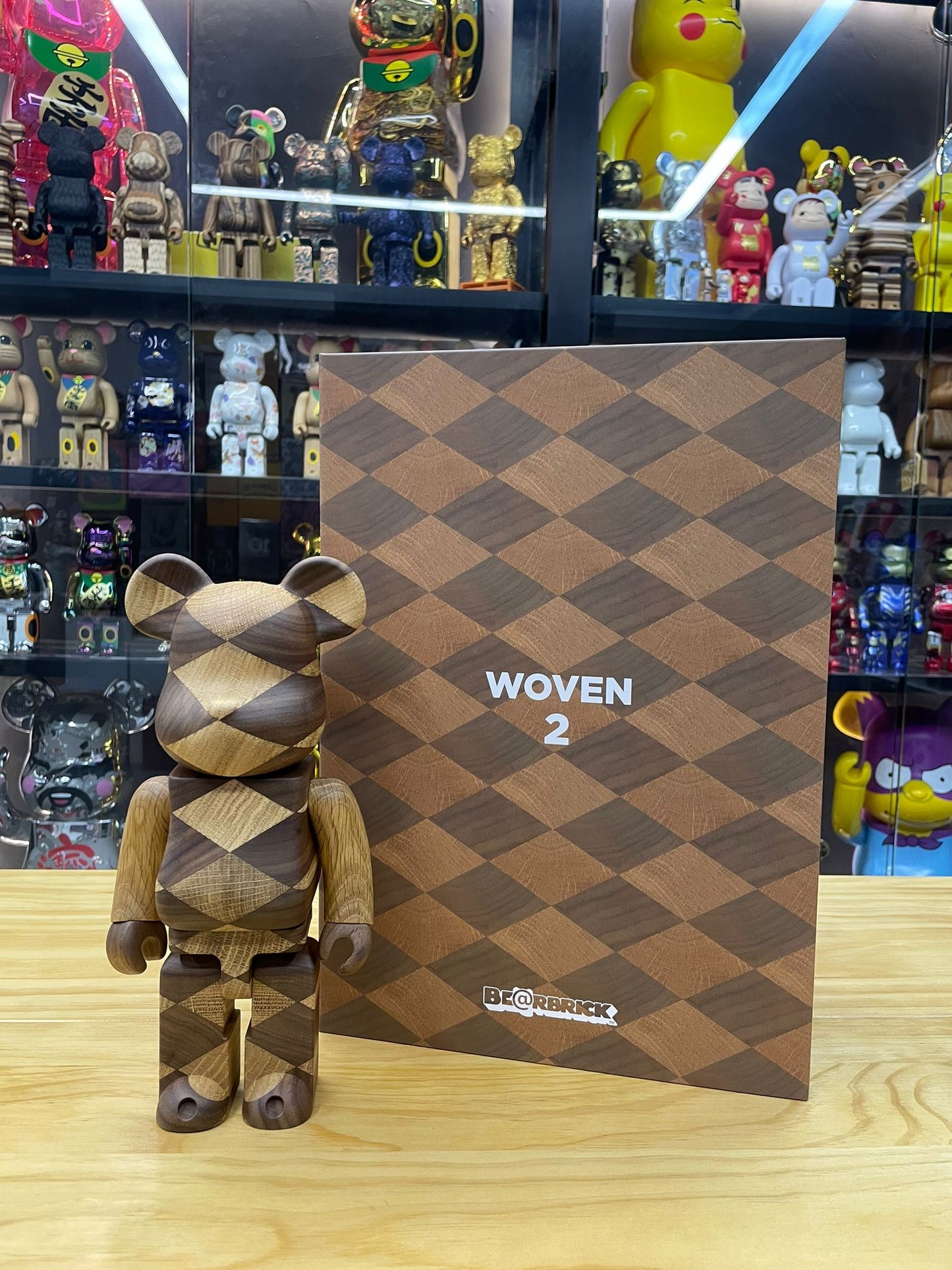 400％ BE@RBRICK カリモク WOVEN 2