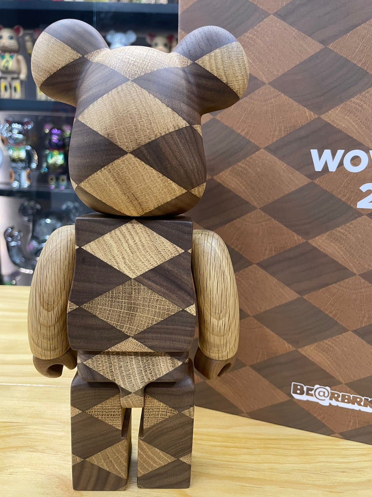400％ BE@RBRICK カリモク WOVEN 2