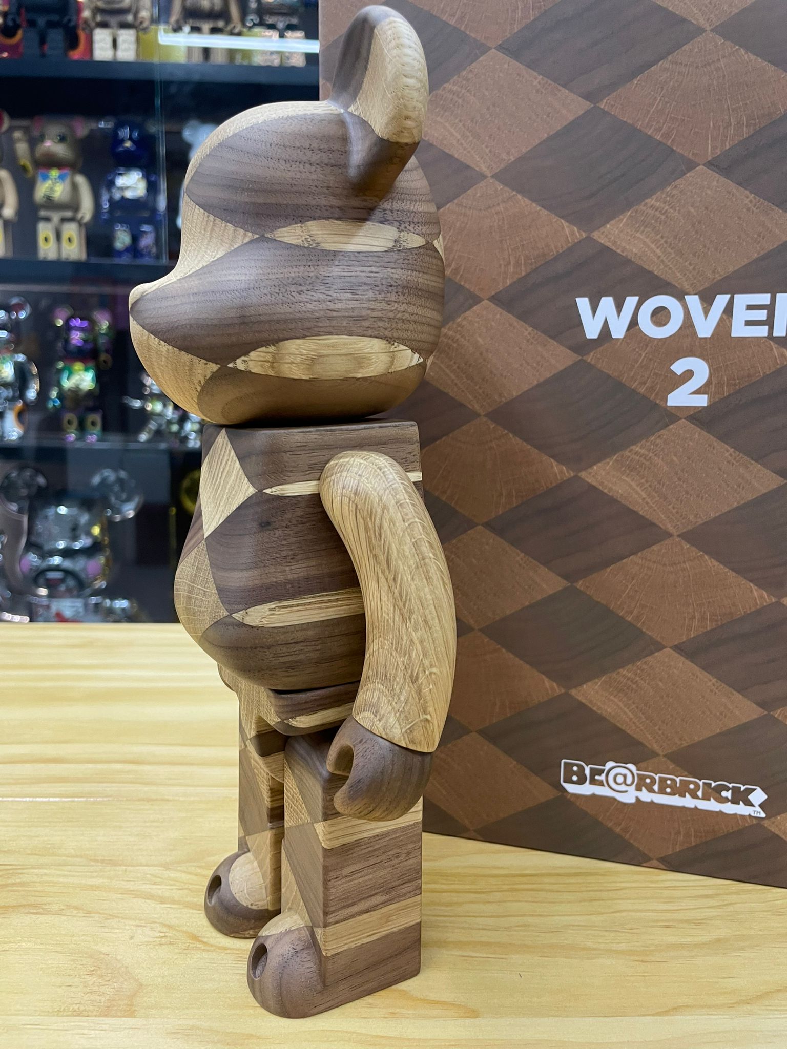 400％ BE@RBRICK カリモク WOVEN 2