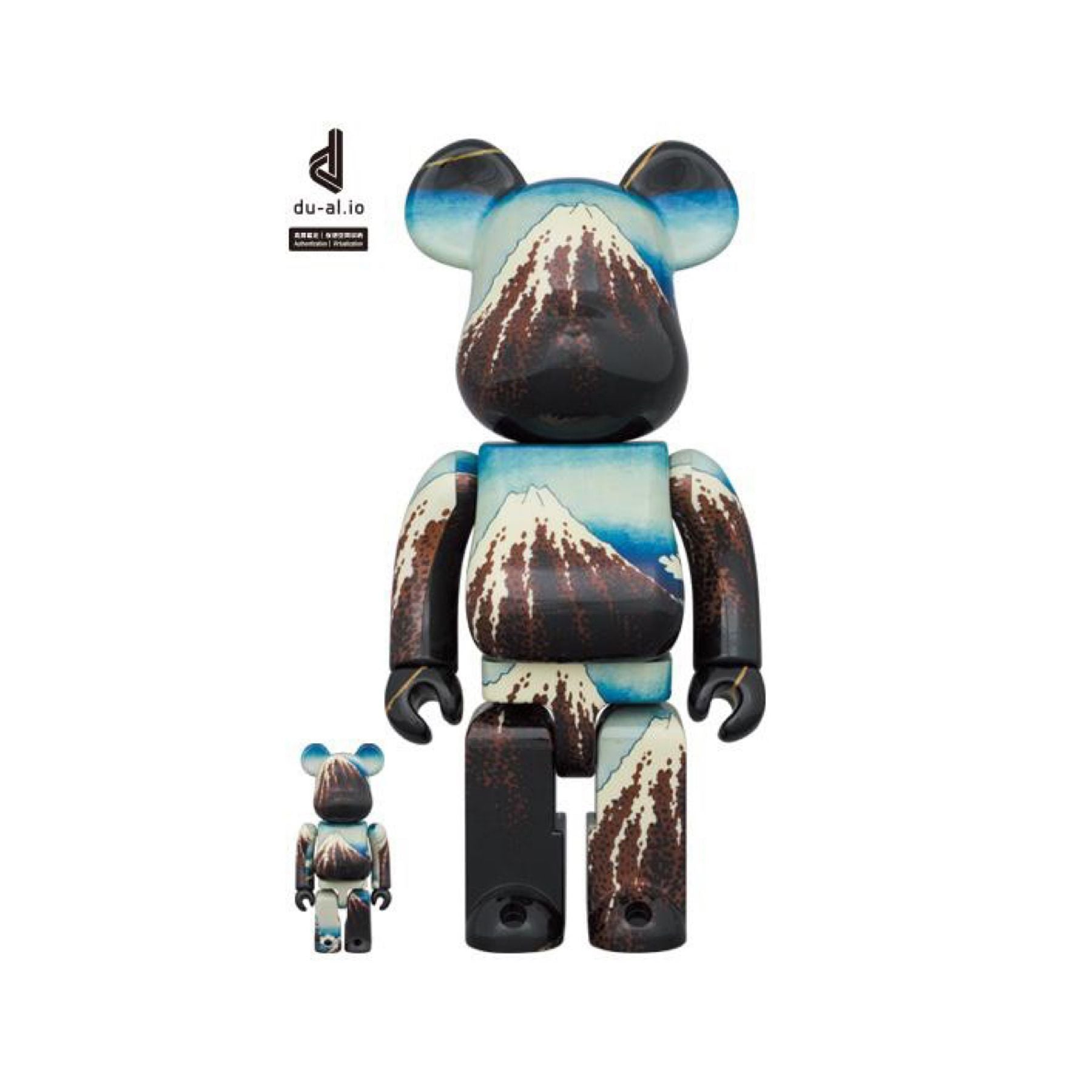 100％ & 400％ BE@RBRICK 葛飾北斎 「冨嶽三十六景 山下白雨