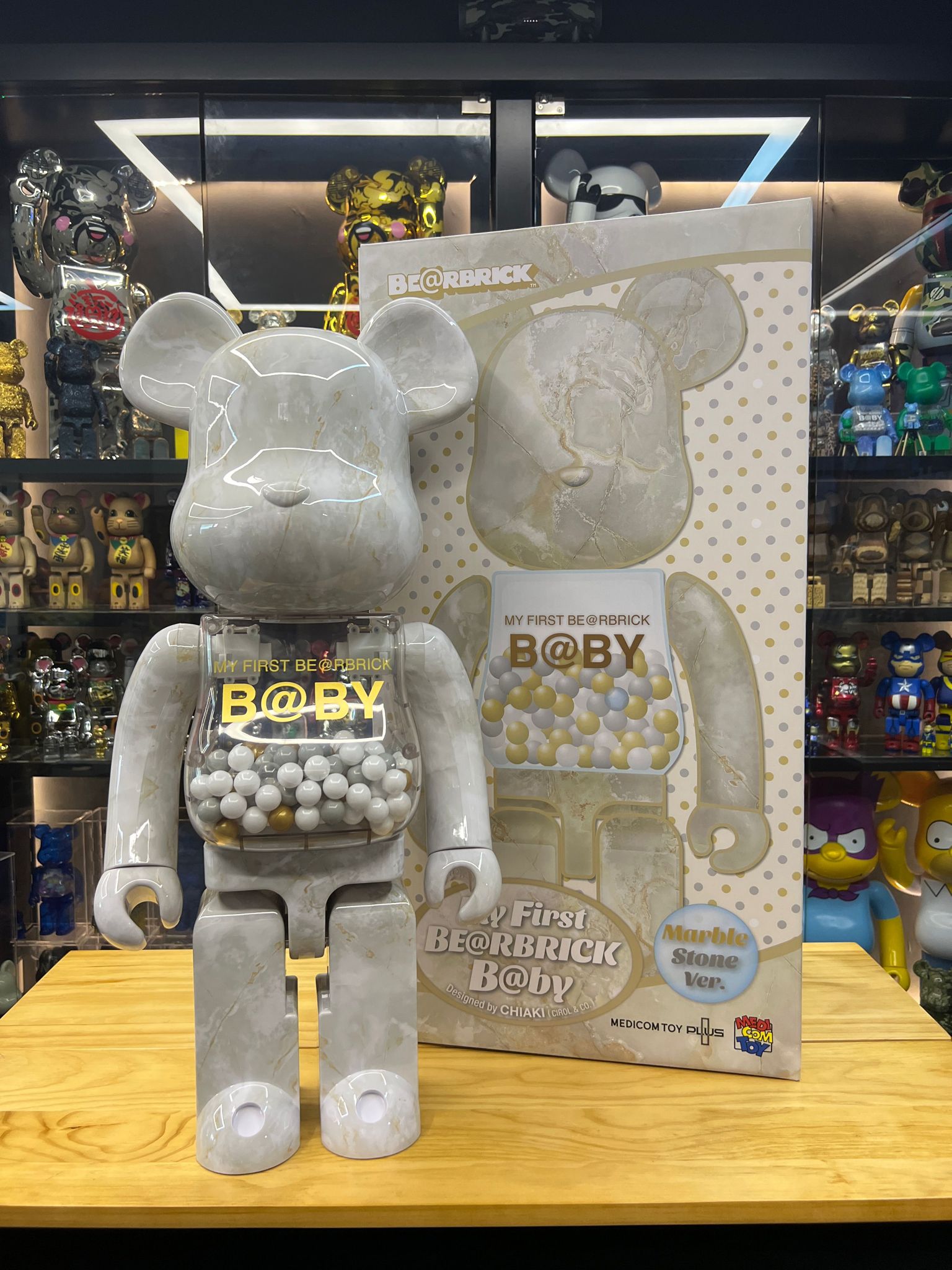 1000％ My First Be@rbrick B@BY Baby Marble (大理石) Ver. – Madmaxtoys