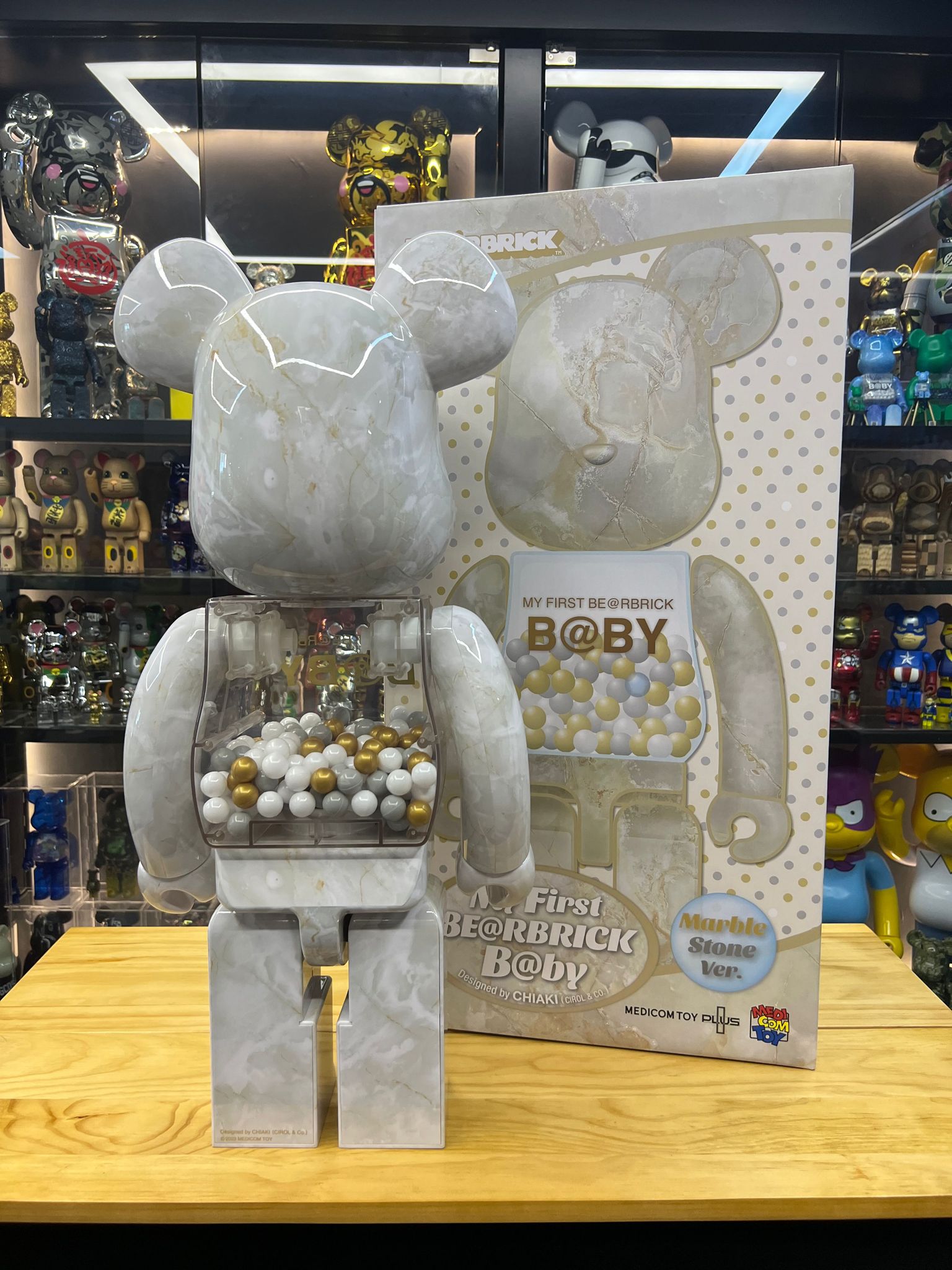 MY FIRST BE@RBRICK B@BY MARBLE 100％400％ - フィギュア