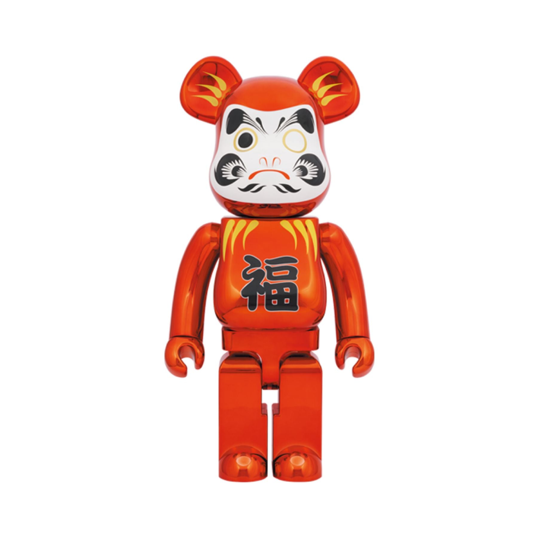 1000％ BE@RBRICK 達磨 赤メッキ Daruma Red Plating