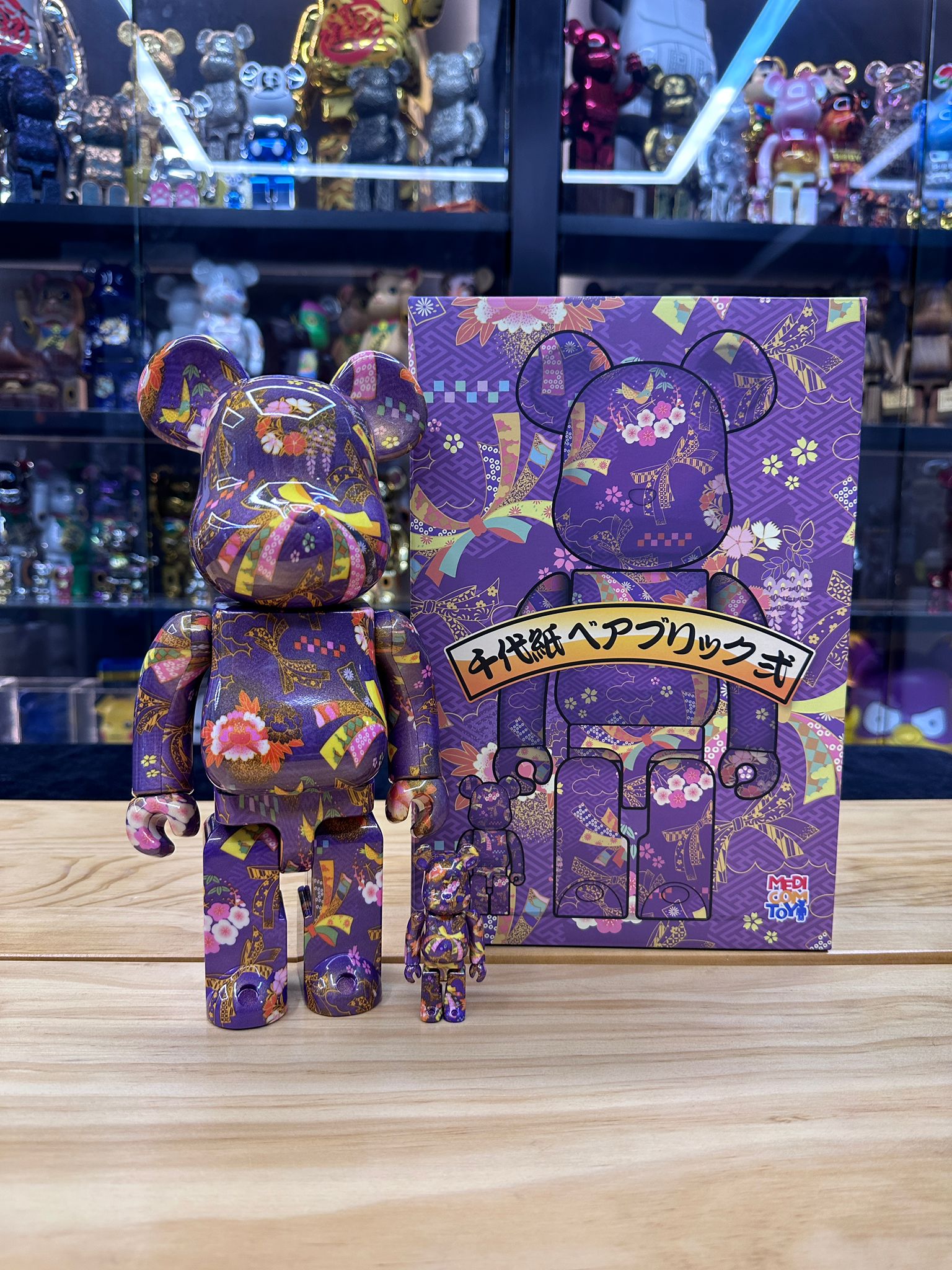 100% & 400% BE@RBRICK 千代紙 弐