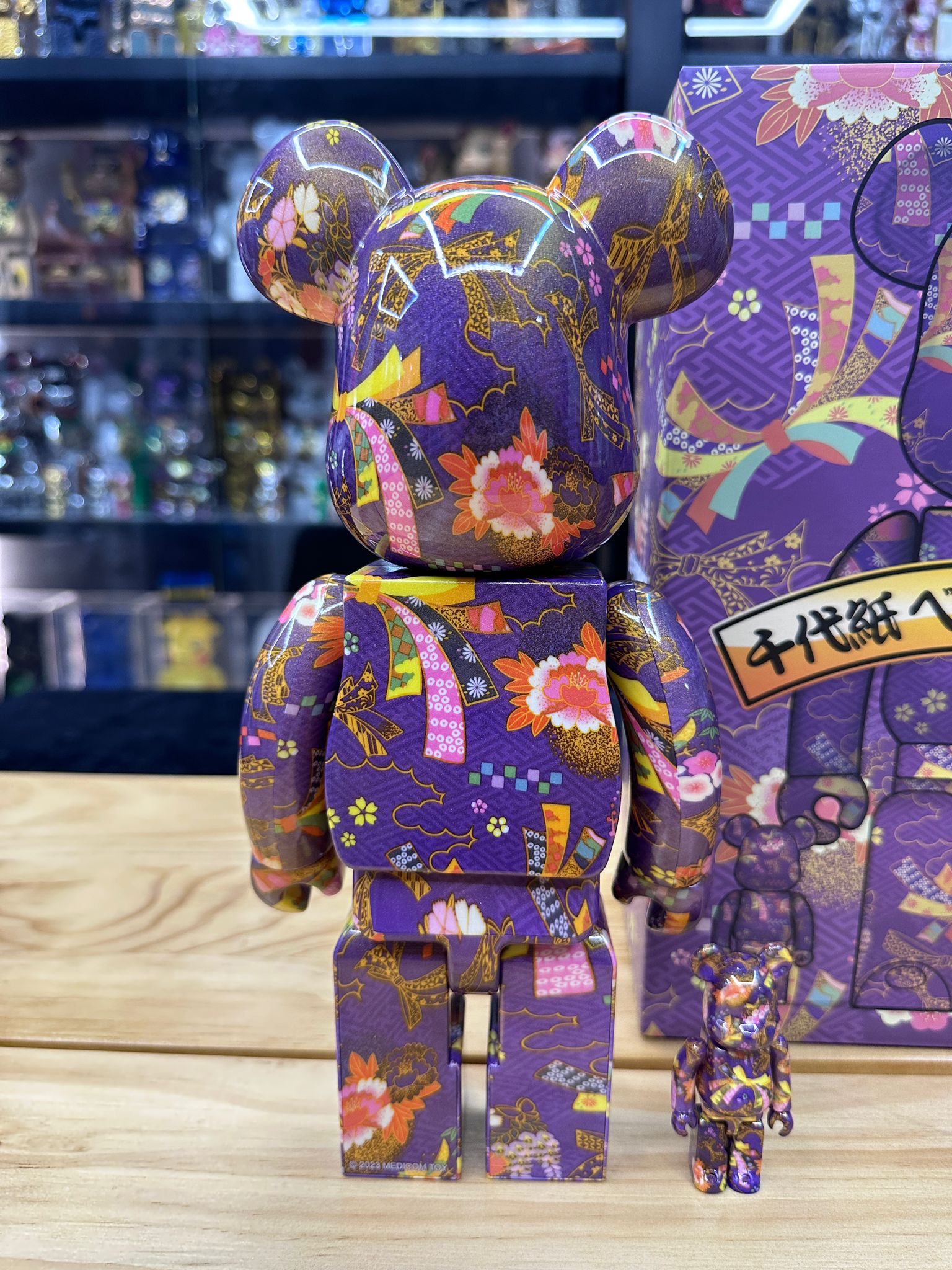 100% & 400% BE@RBRICK 千代紙 弐