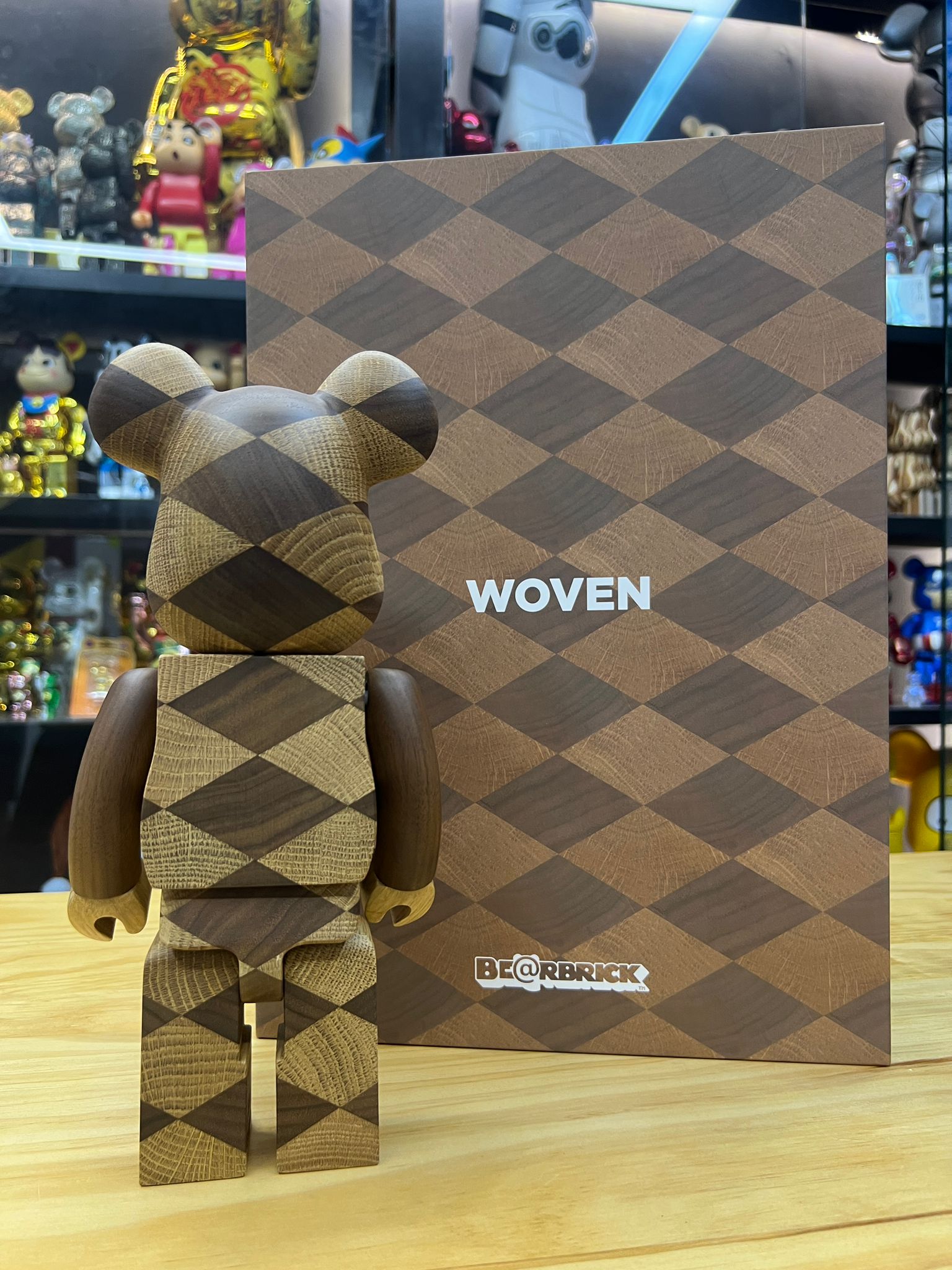 400% Be@rbrick Karimoku Woven