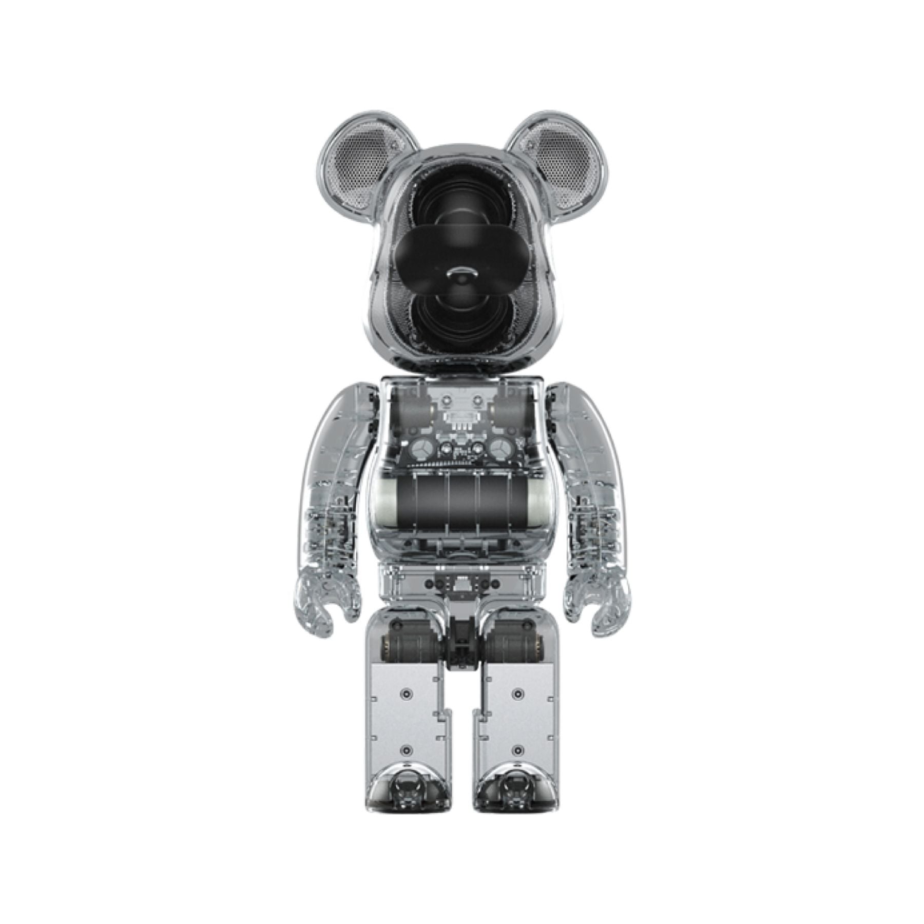 400% BE@RBRICK AUDIO Portable Bluetooth(R) Speaker CLEAR