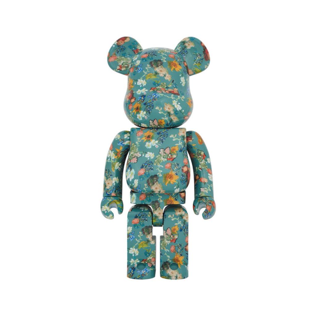 1000% BE@RBRICK × Van Gogh Museum Floral Pattern 50th Anniversary Design Van Gogh Museum