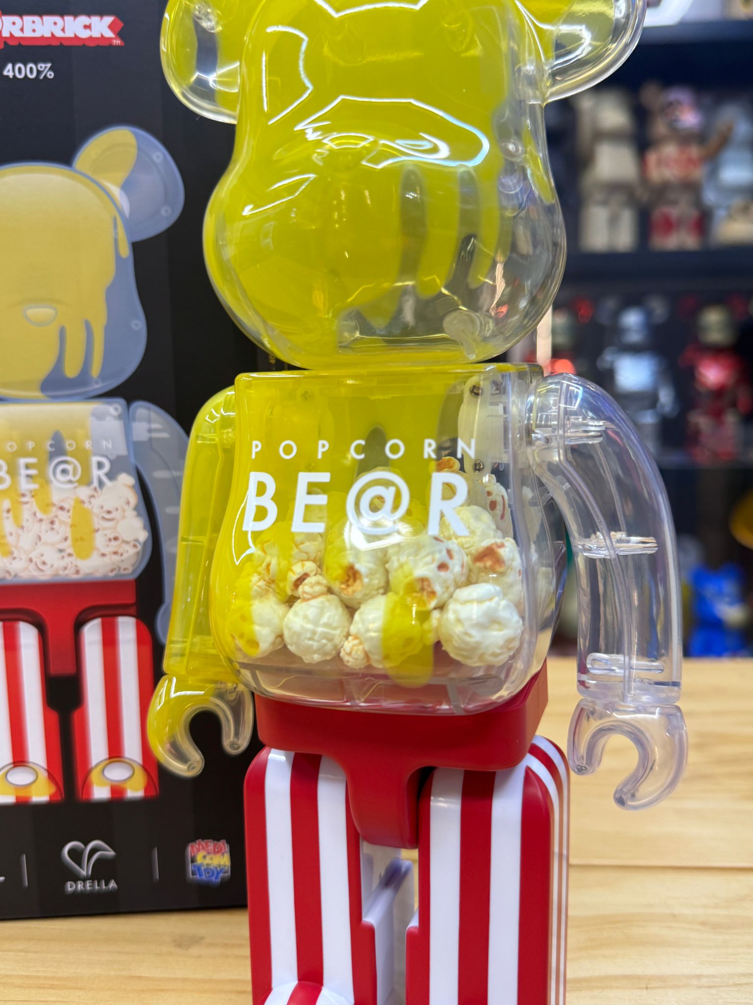 400％ BE@RBRICK POPCORN BE@R