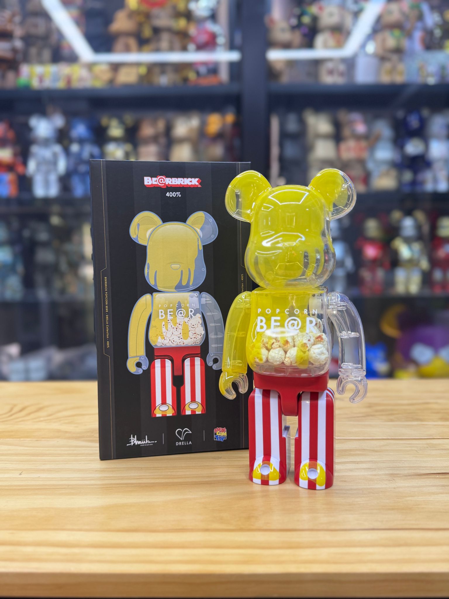 400％ BE@RBRICK POPCORN BE@R