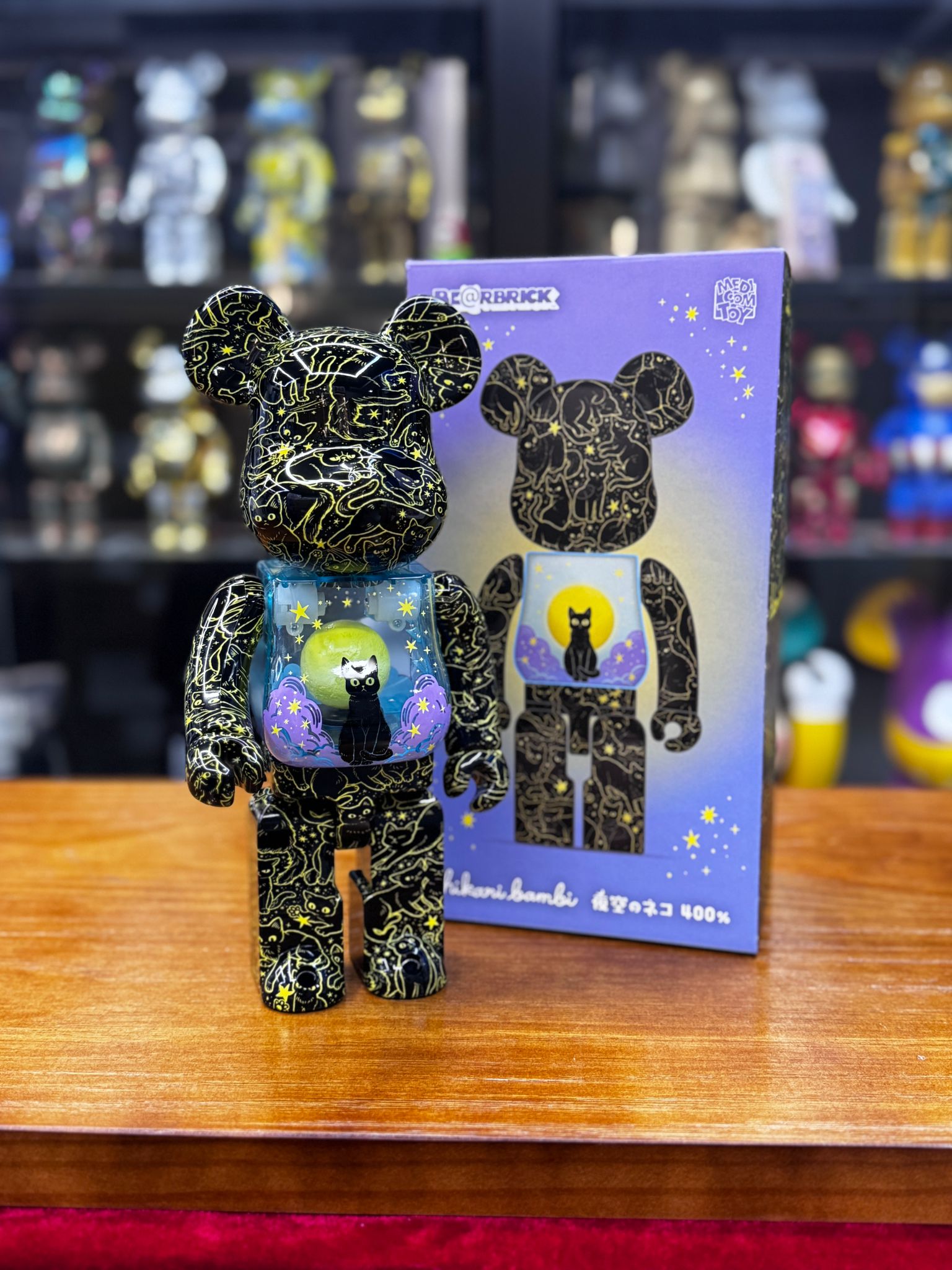 400% BE@RBRICK 夜空のネコ