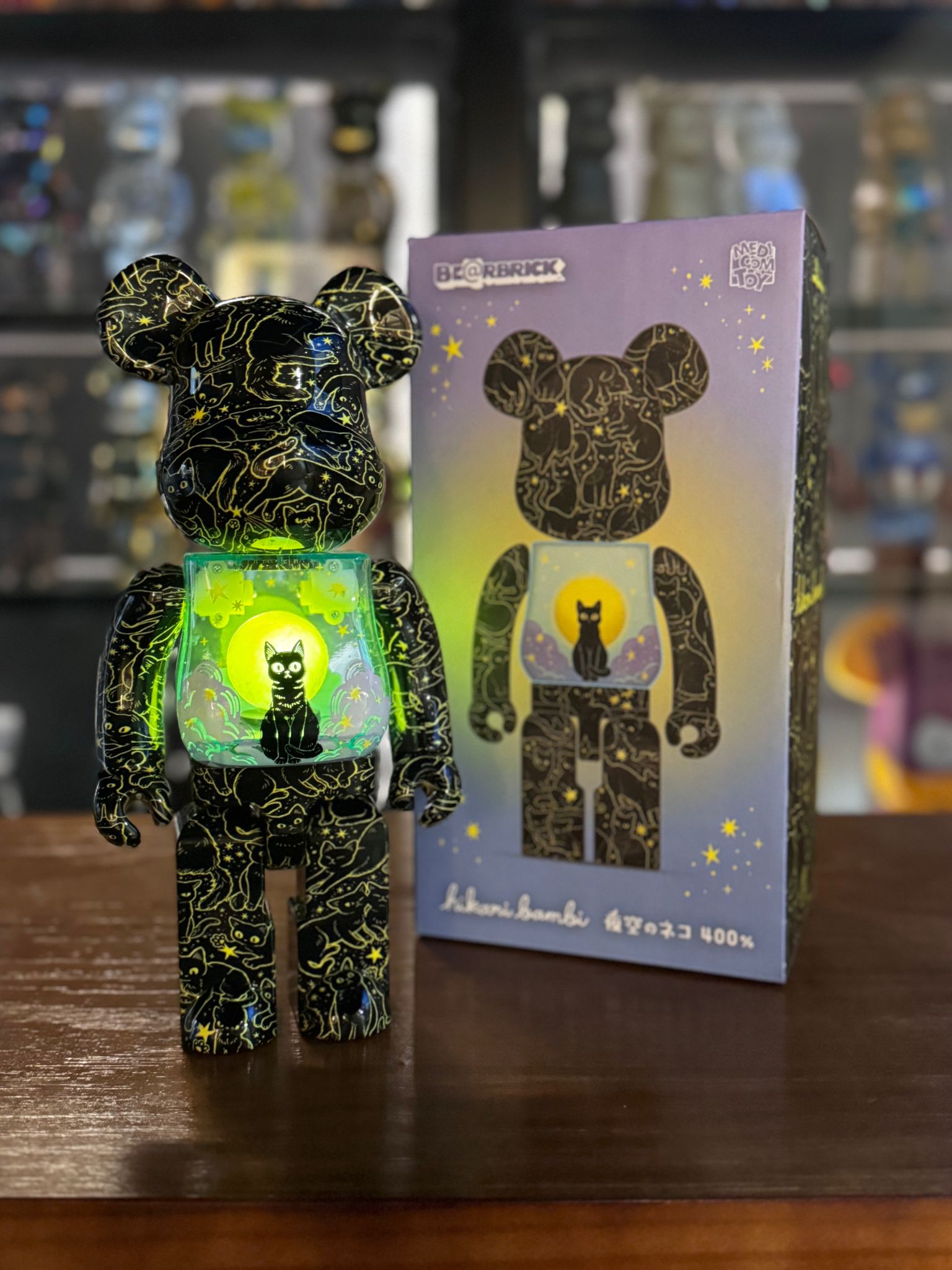 400% BE@RBRICK 夜空のネコ