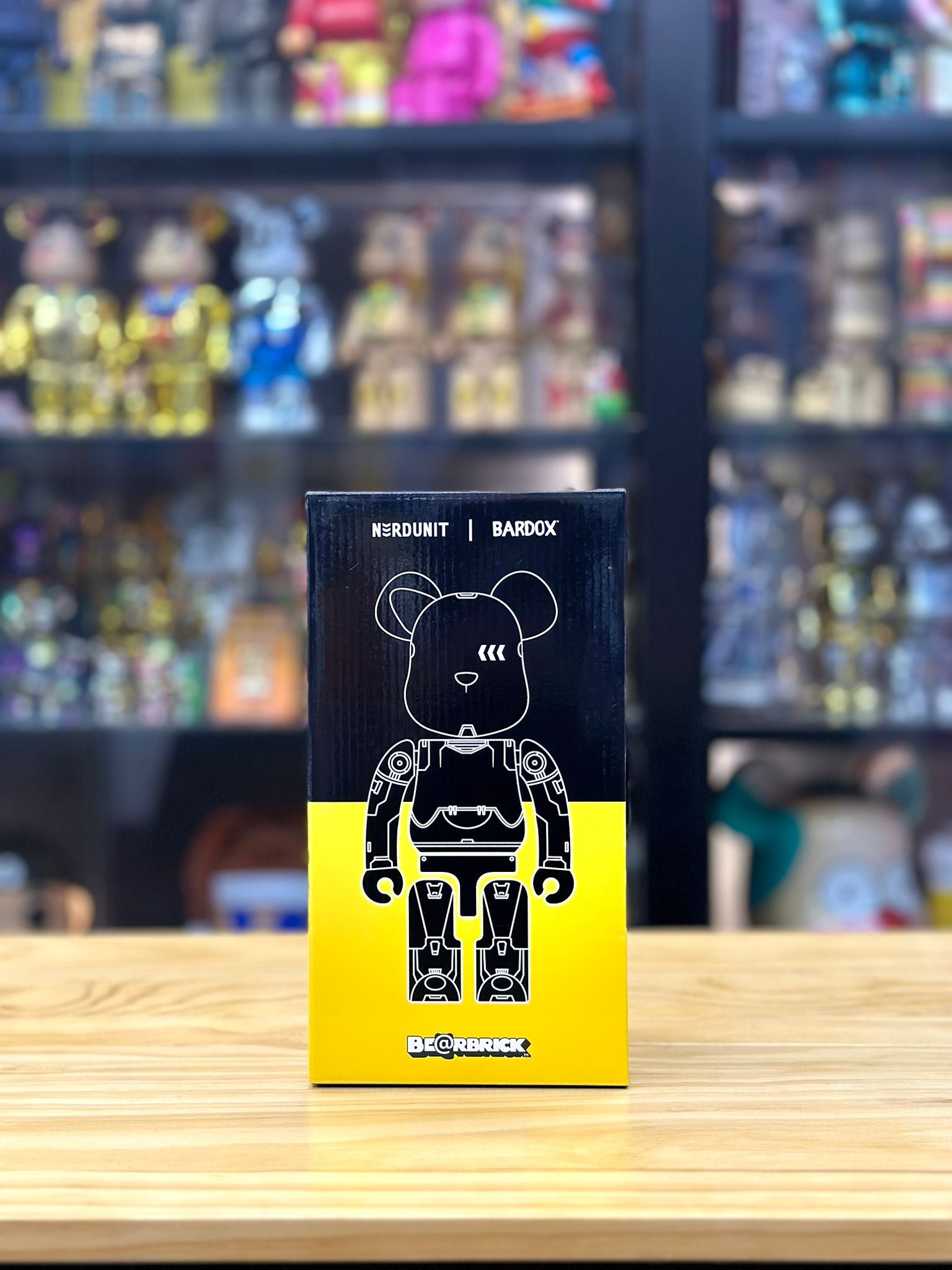 400% Bearbrick x Nerdunit x Bardox Metallic