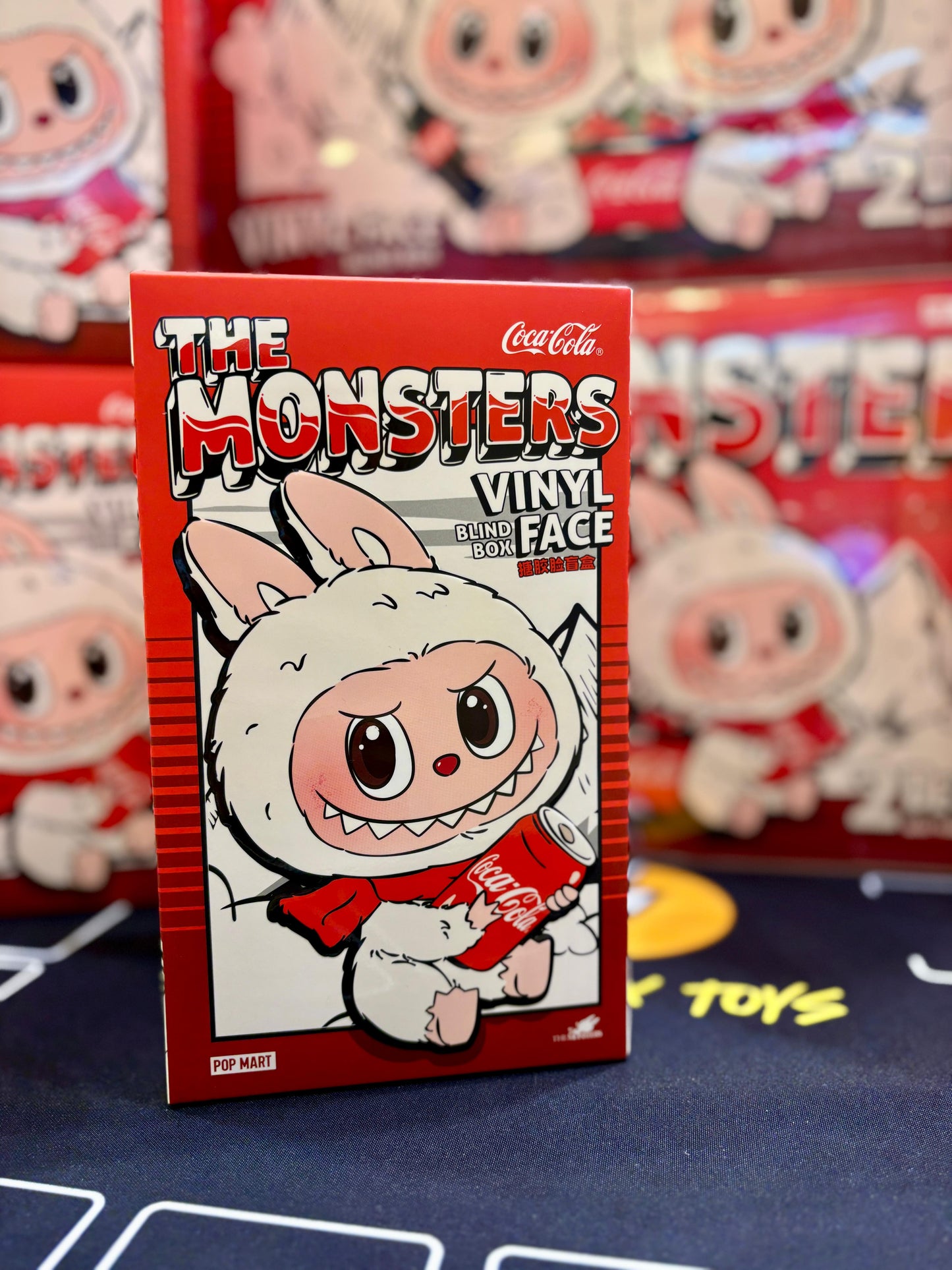 THE MONSTERS COCA-COLA SERIES-Vinyl Face Blind Box Labubu 可口可樂 盲盒 掛飾