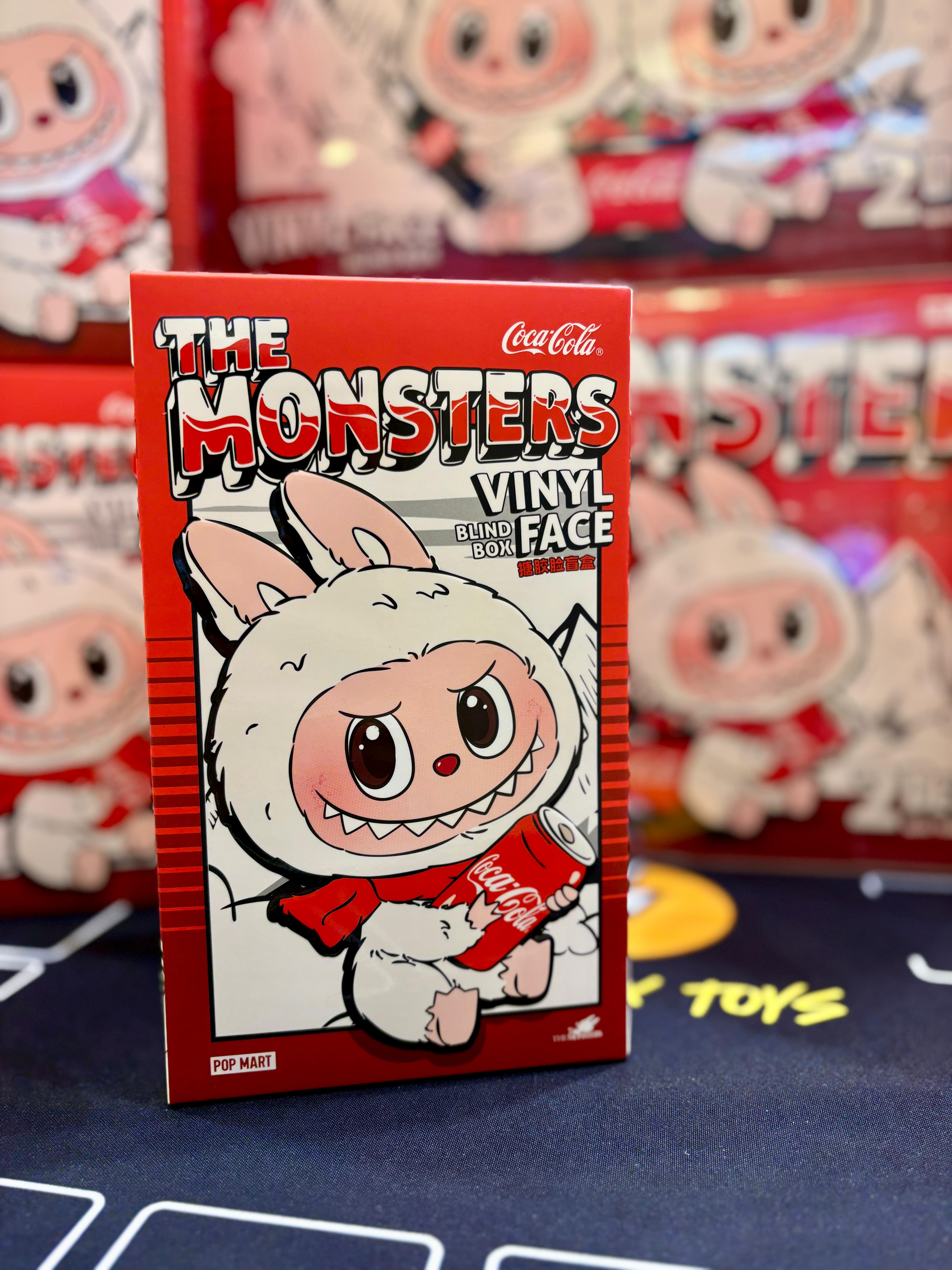 THE MONSTERS COCA-COLA SERIES-Vinyl Face Blind Box labubu 可口可樂 盲盒 掛飾