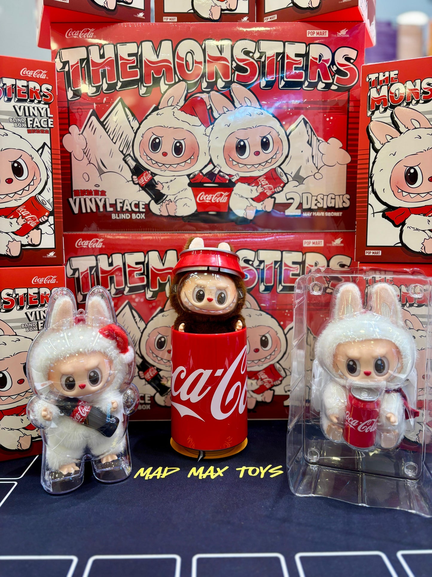 THE MONSTERS COCA-COLA SERIES-Vinyl Face Blind Box Labubu 可口可樂 盲盒 掛飾