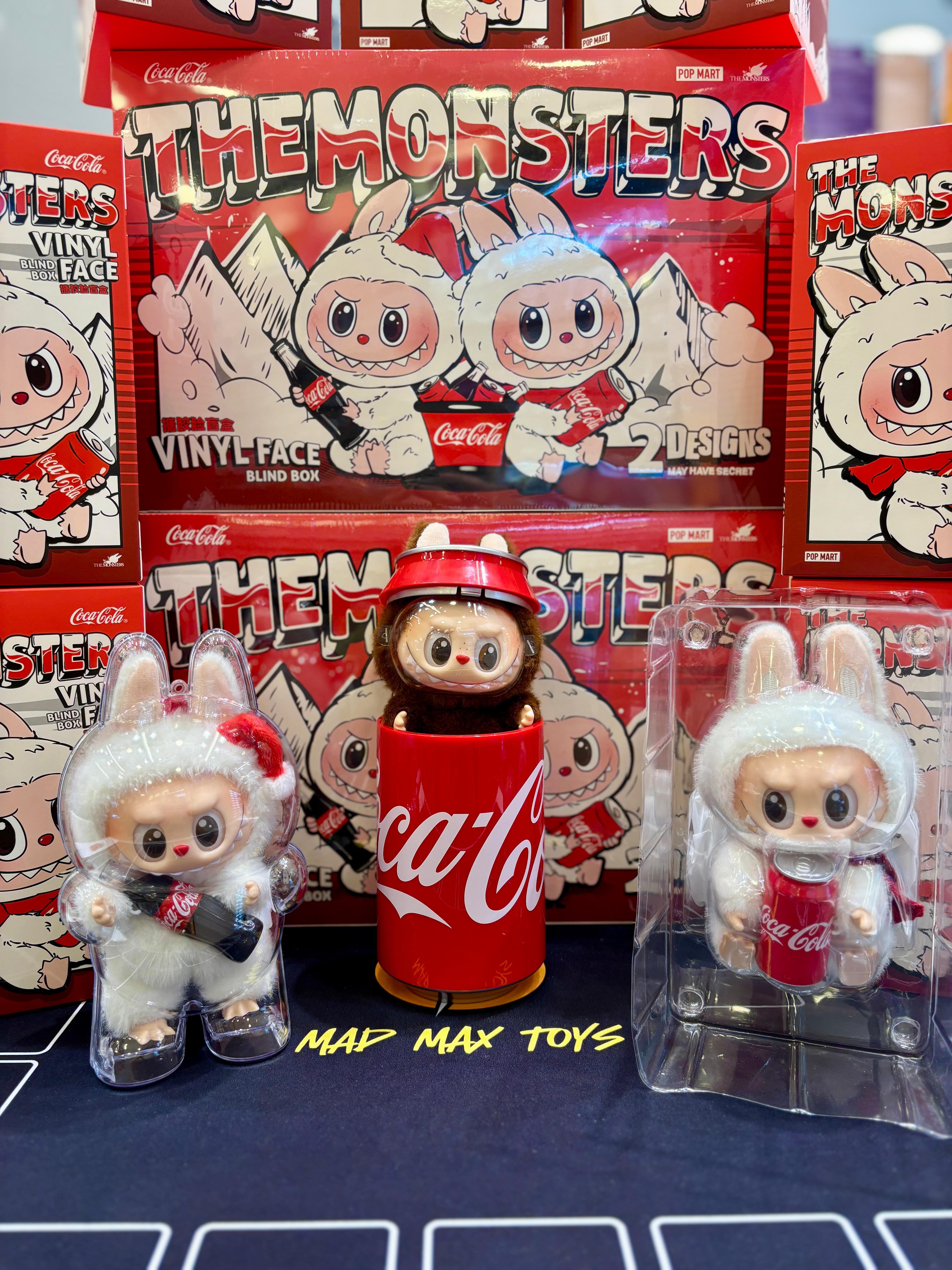 THE MONSTERS COCA-COLA SERIES-Vinyl Face Blind Box labubu 可口可樂 盲盒 掛飾