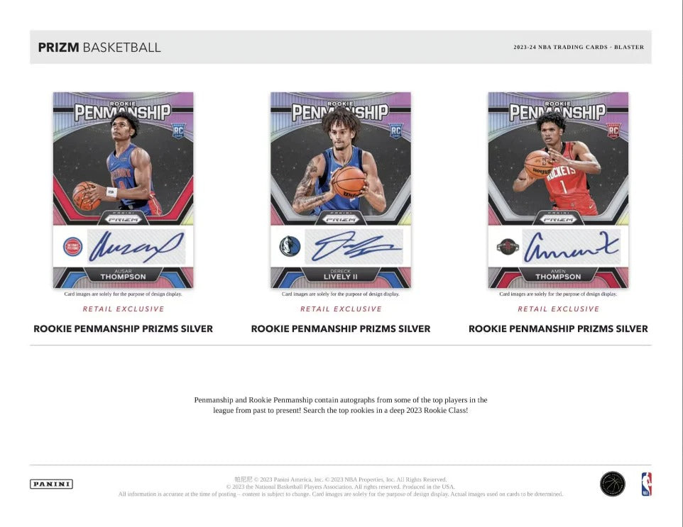 2023-24 Panini Prizm Basketball Blaster Box (Ice Prizm)