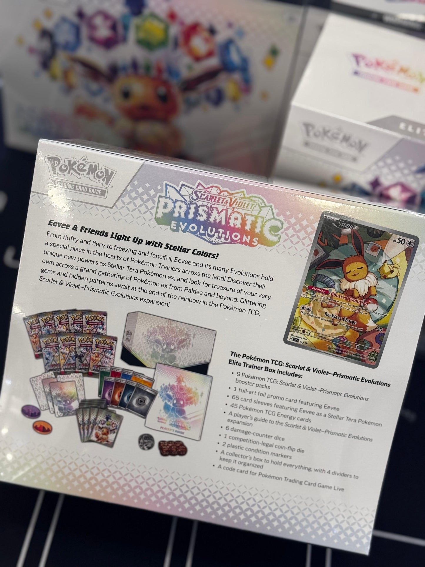 [SV8.5 ] Pokemon SCARLET & VIOLET Prismatic Evolutions Elite Trainer Box