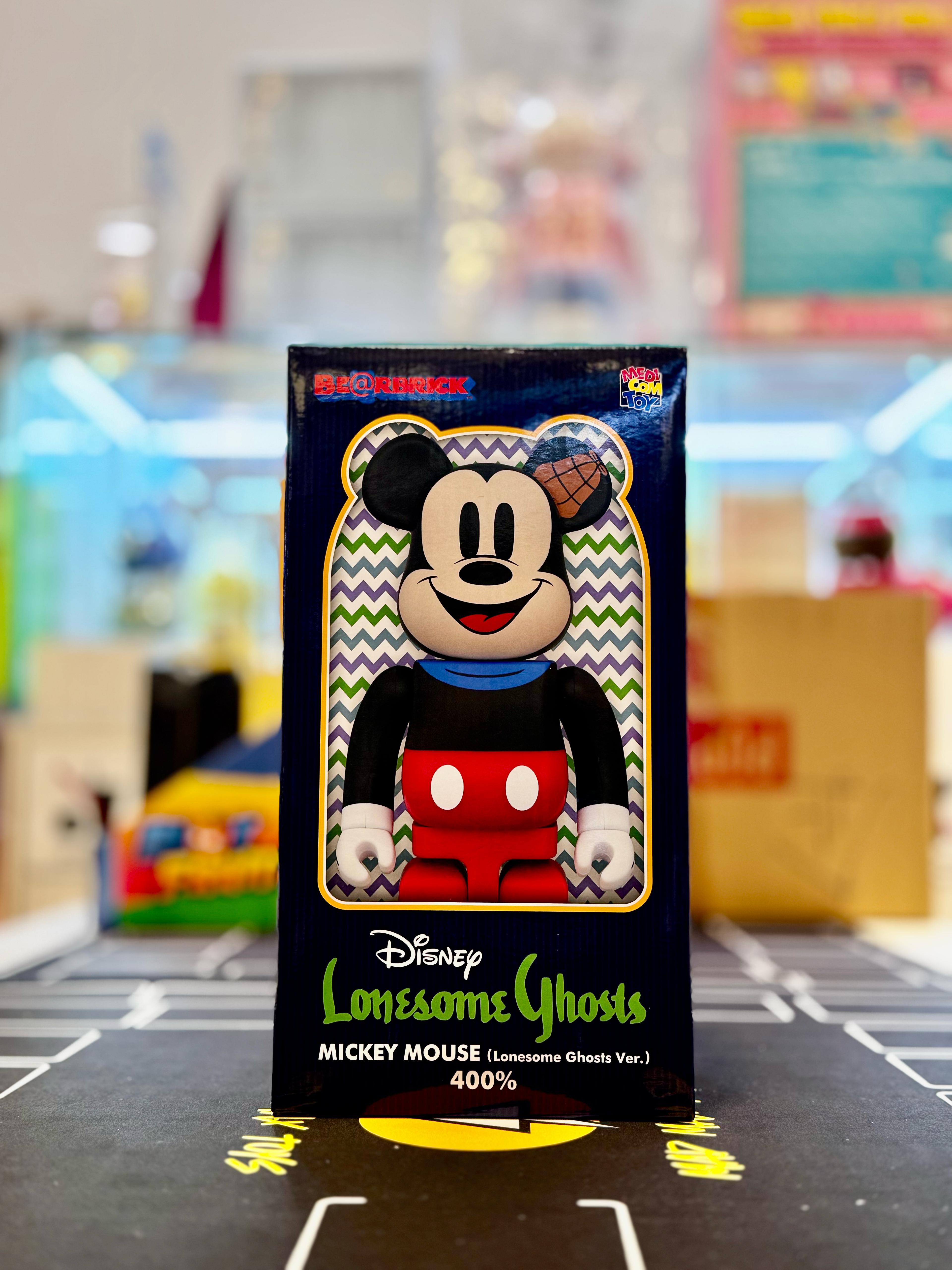 400% BE@RBRICK MICKEY MOUSE (Lonesome Ghosts Ver.)