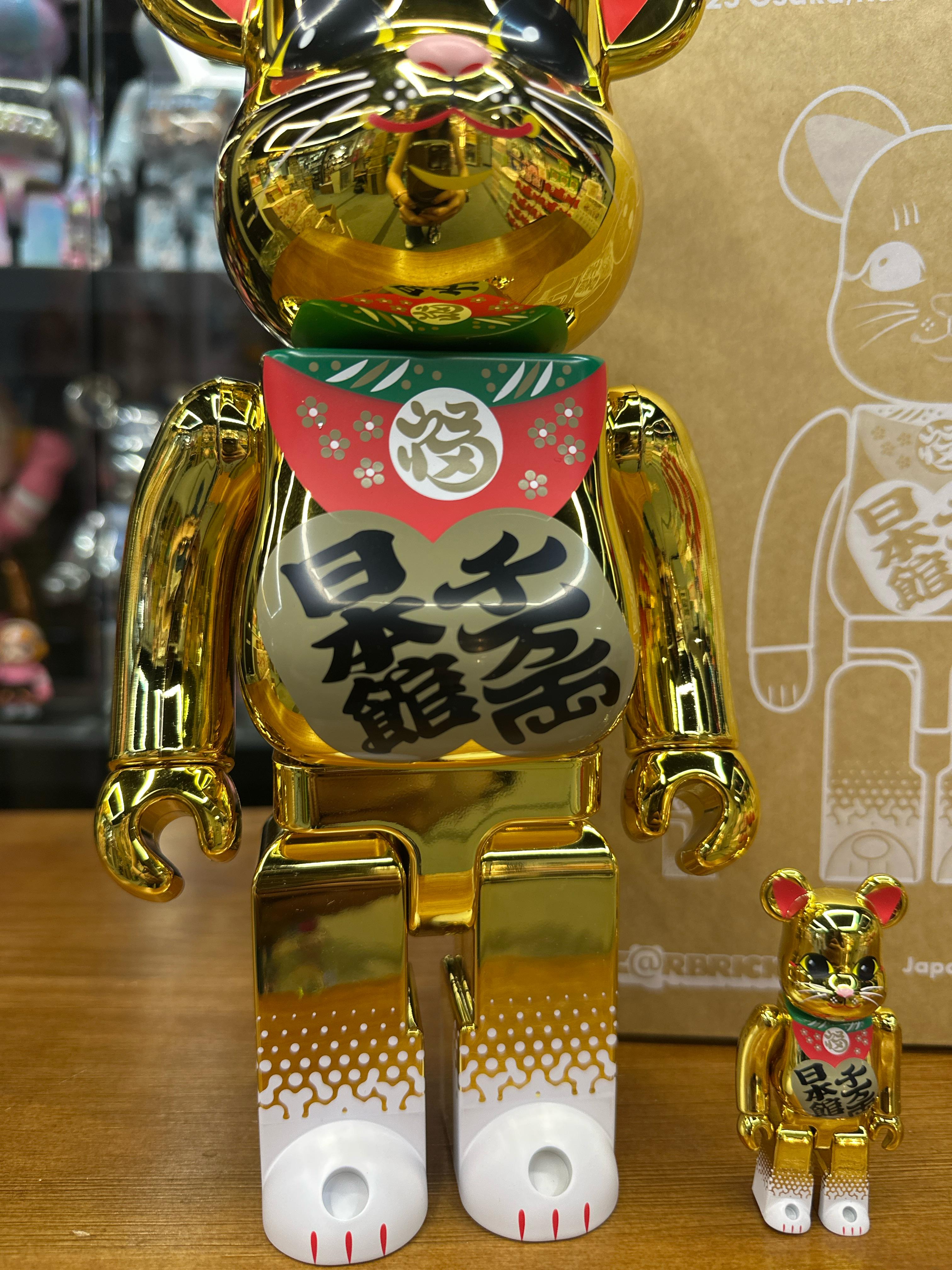 100％ & 400％ BE@RBRICK 世博會招財貓 日本館 招き猫