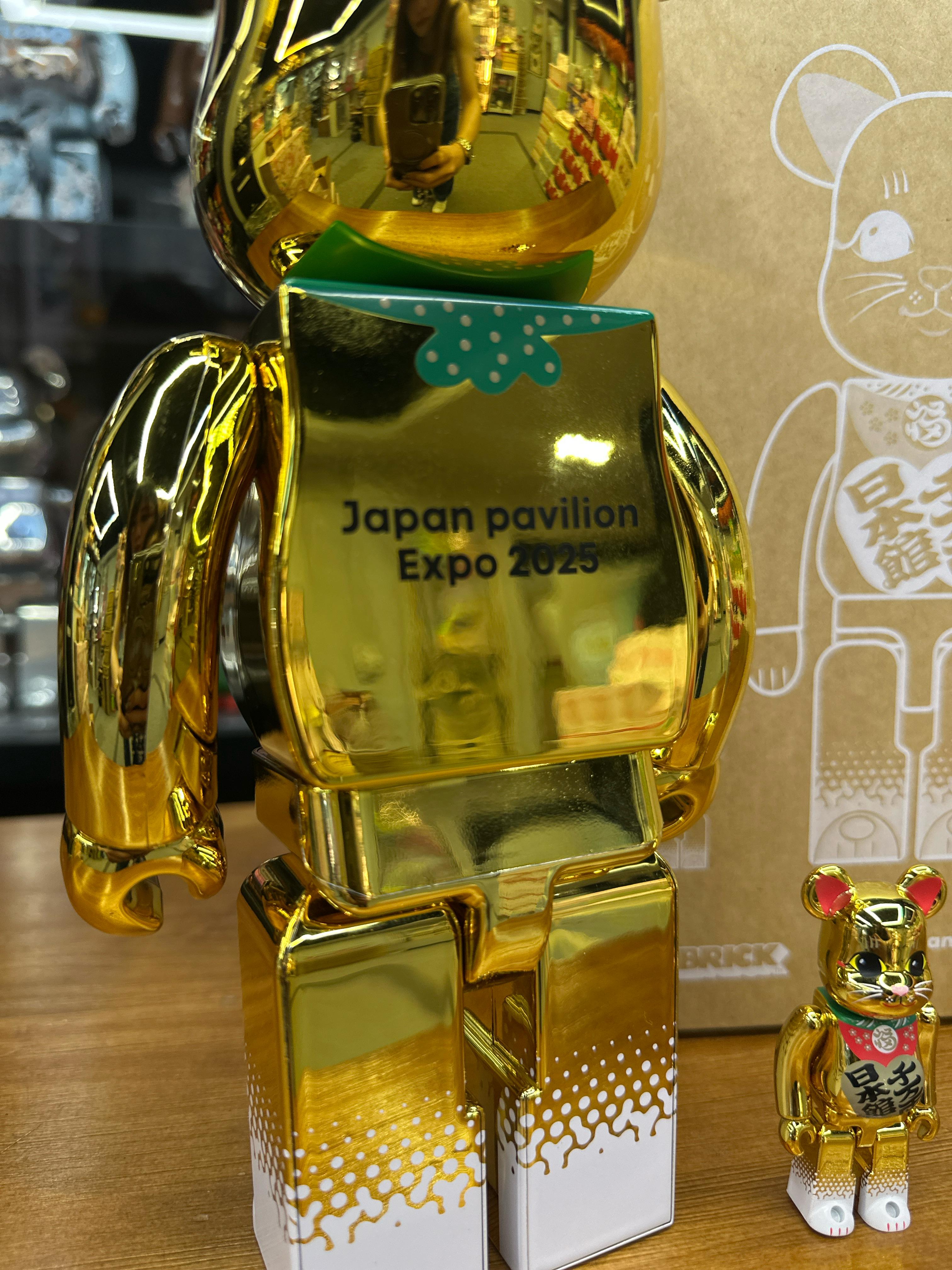 100％ & 400％ BE@RBRICK 世博會招財貓 日本館 招き猫