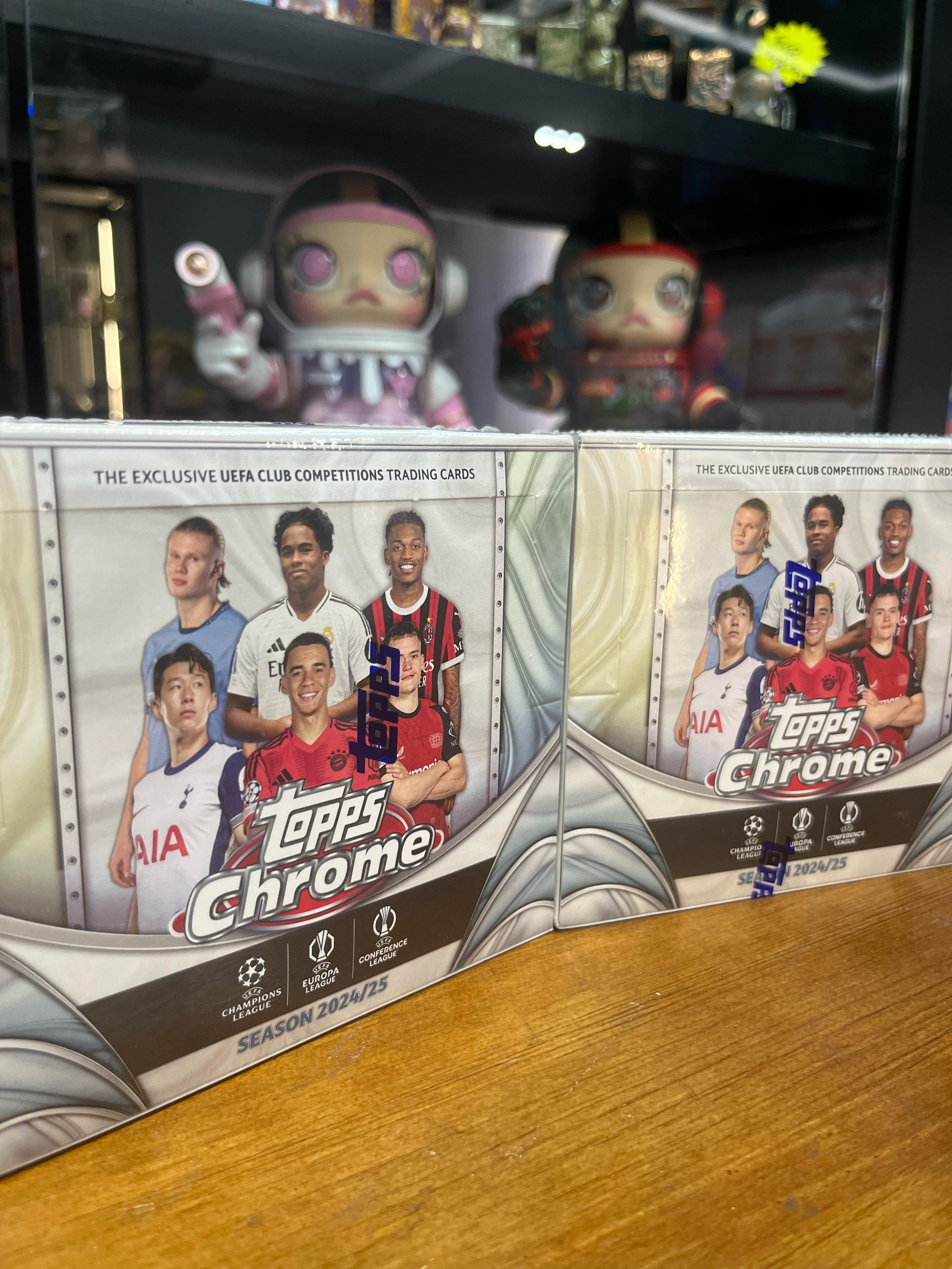 2024-25 Topps Chrome UEFA Club Competitions Jumbo Box
