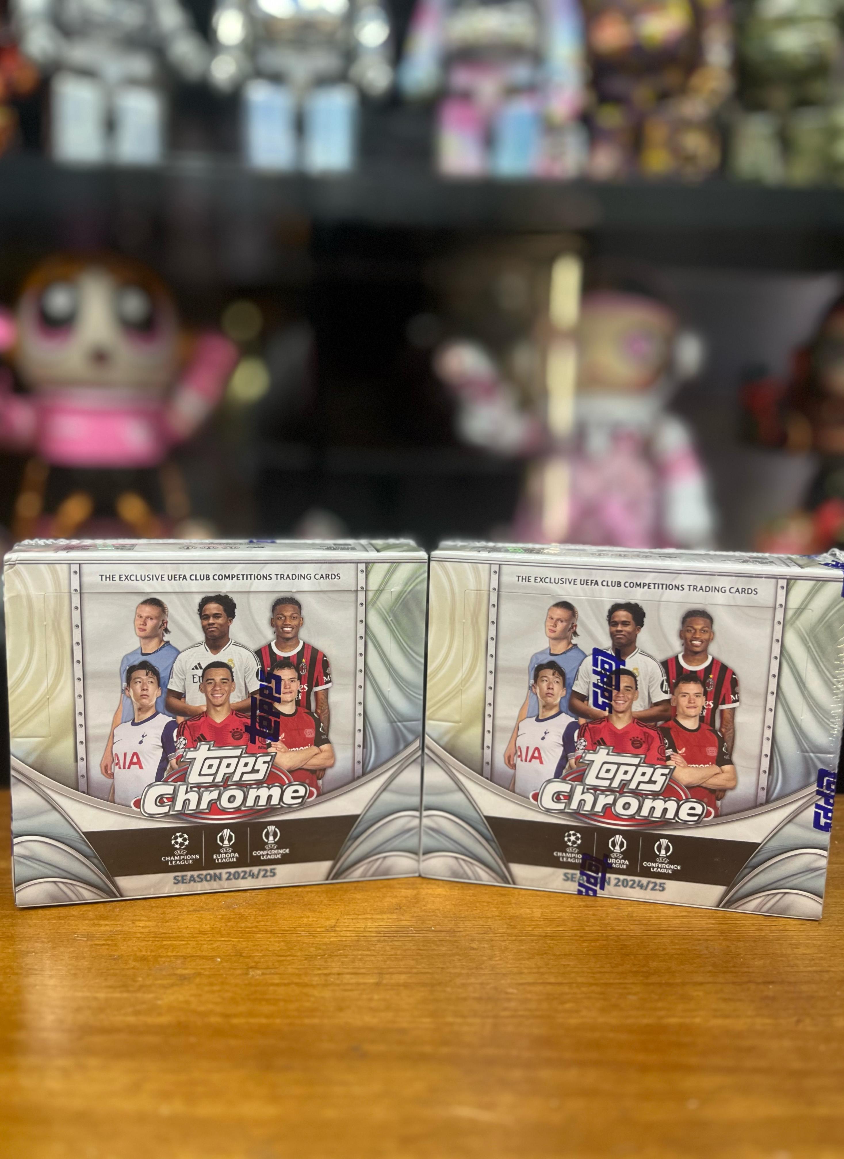 2024-25 Topps Chrome UEFA Club Competitions Jumbo Box
