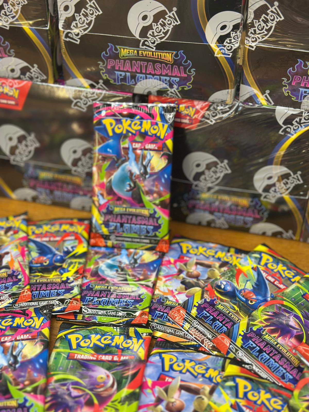 [m2] Pokemon Mega Evolutions Phantasmal Flames Booster Box(36*packs)