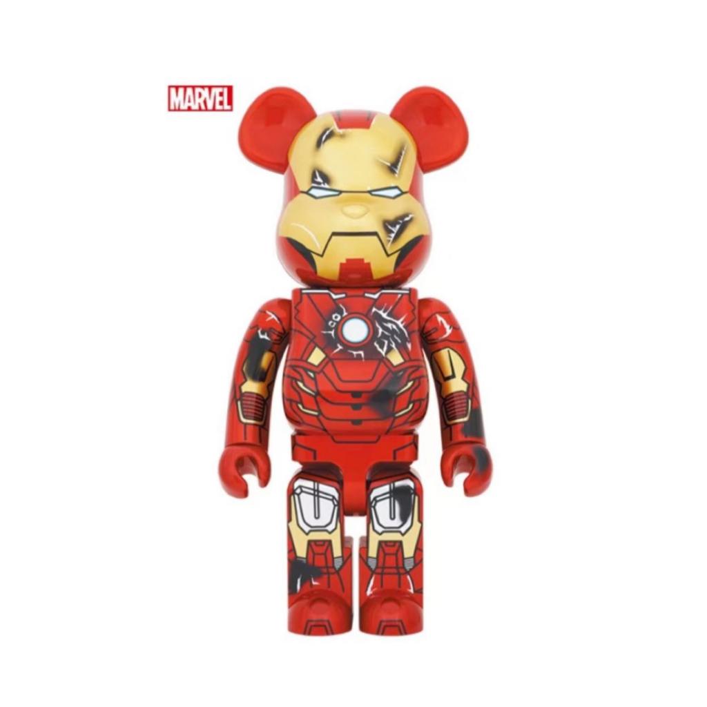 1000% Be@rbrick Ironman Mark VII Damage Ver.