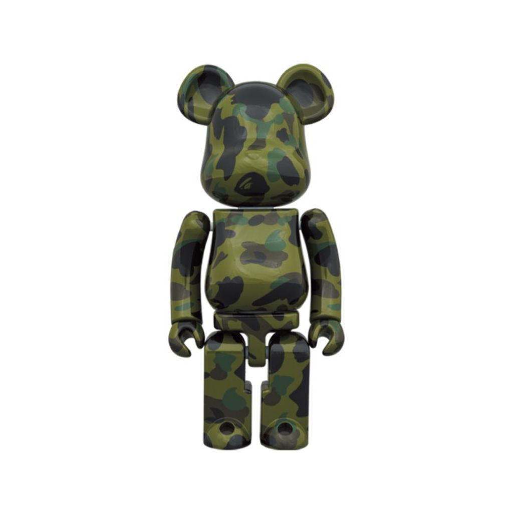 200% 超合金 Be@rbrick Bape 1ST CAMO Green / Yellow Set of 2pcs
