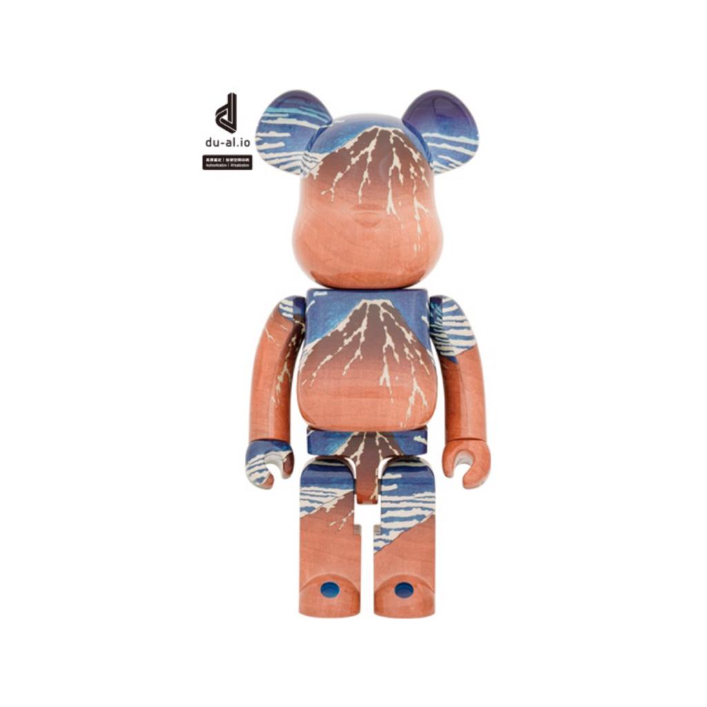 1000% Be@rbrick 葛飾北斎 「冨嶽三十六景 凱風快晴」