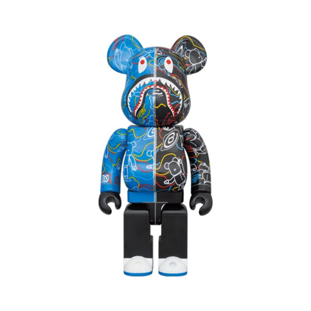 1000% Bape(R) Be@rbrick Line Camo Shark